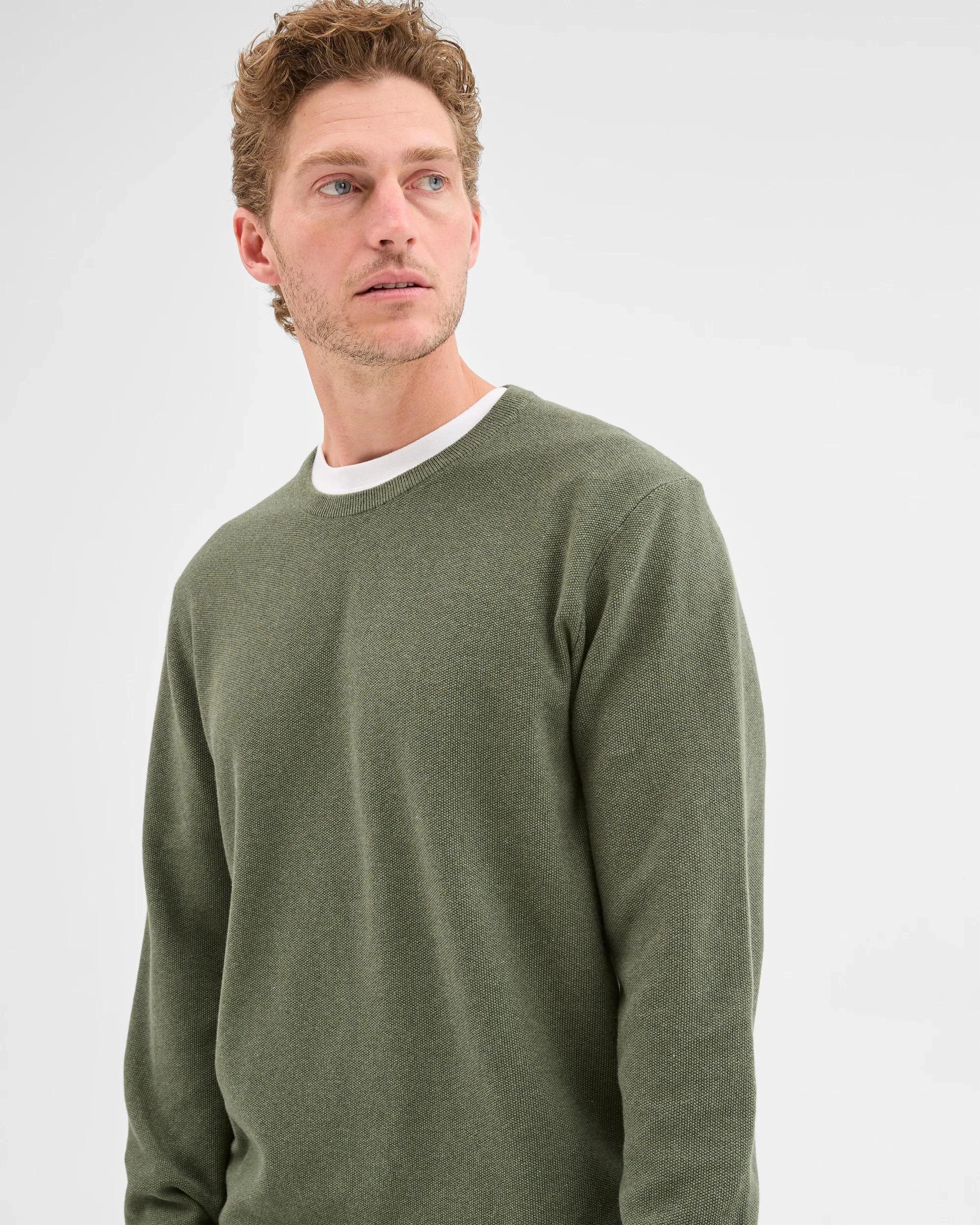 4 Target Australian Cotton Crew Knit Jumper BASIL MARLE, 4 of 7