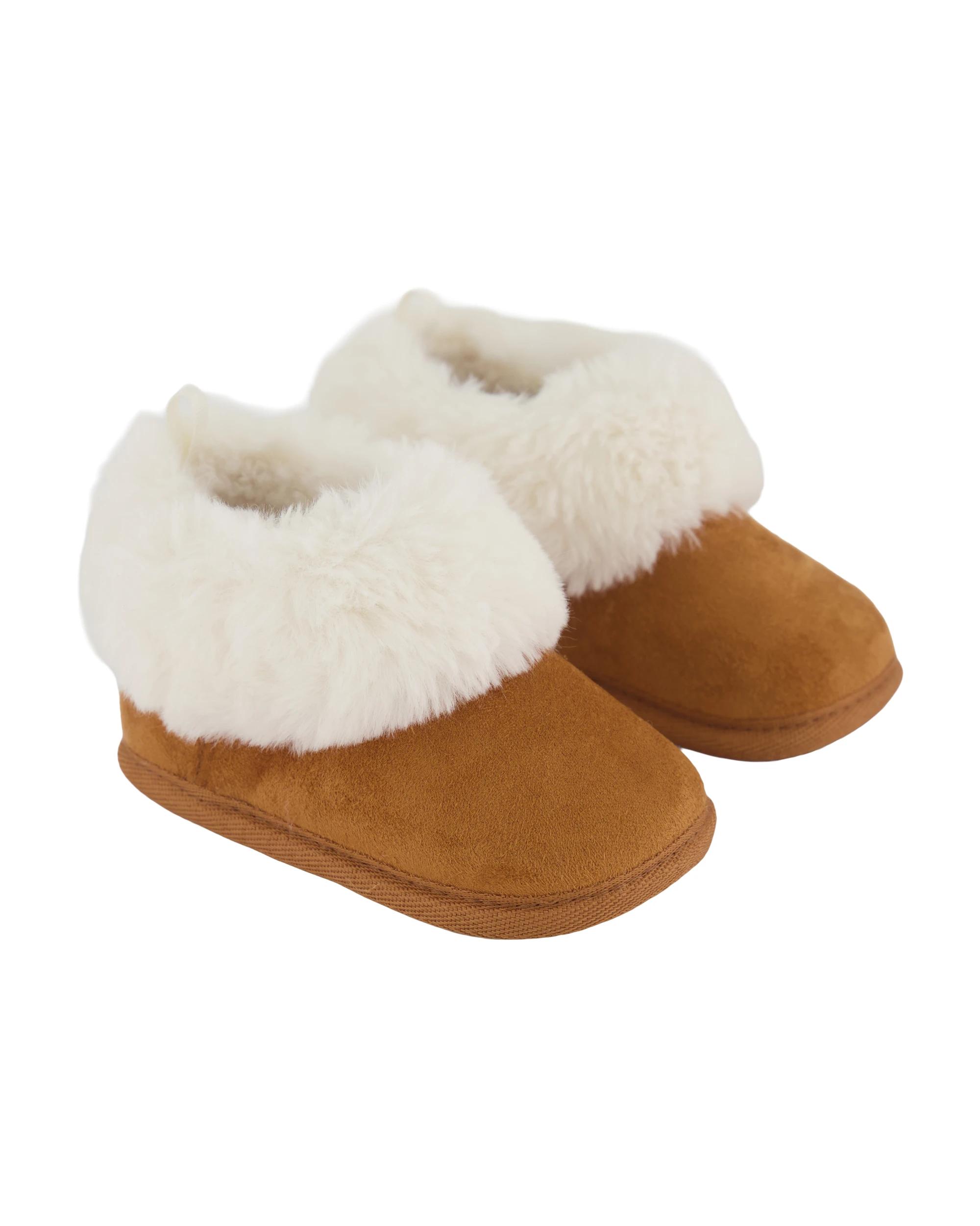 2 Baby Slipper Boots Chestnut, 2 of 4