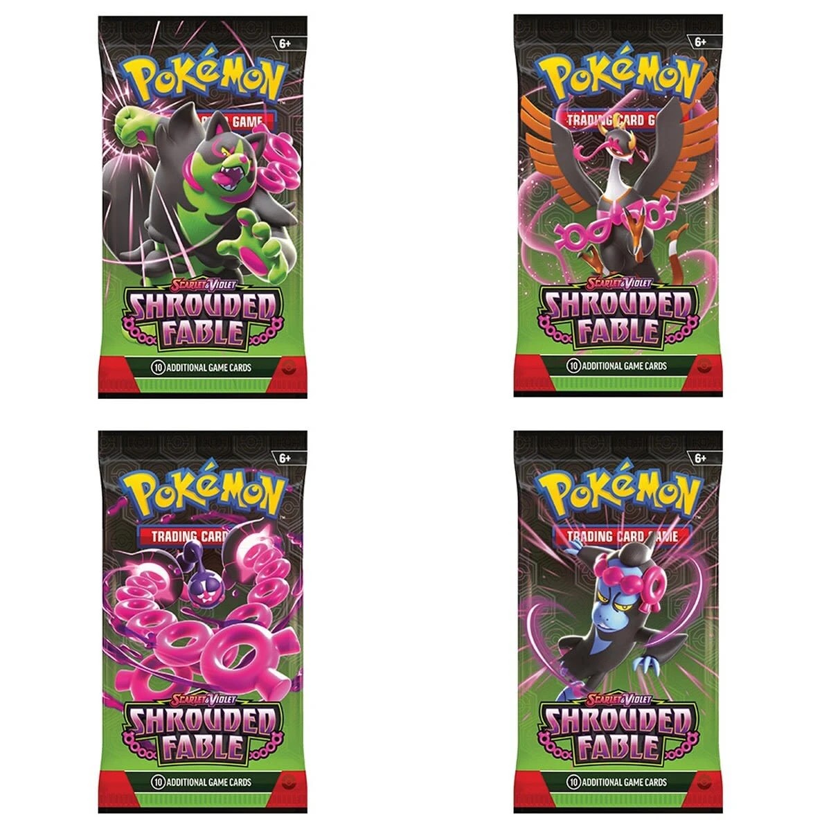 3 Pokemon Trading Card Game: Scarlet & Violet Shrouded Fable Kingambit Illustration Collection, 3 of 5