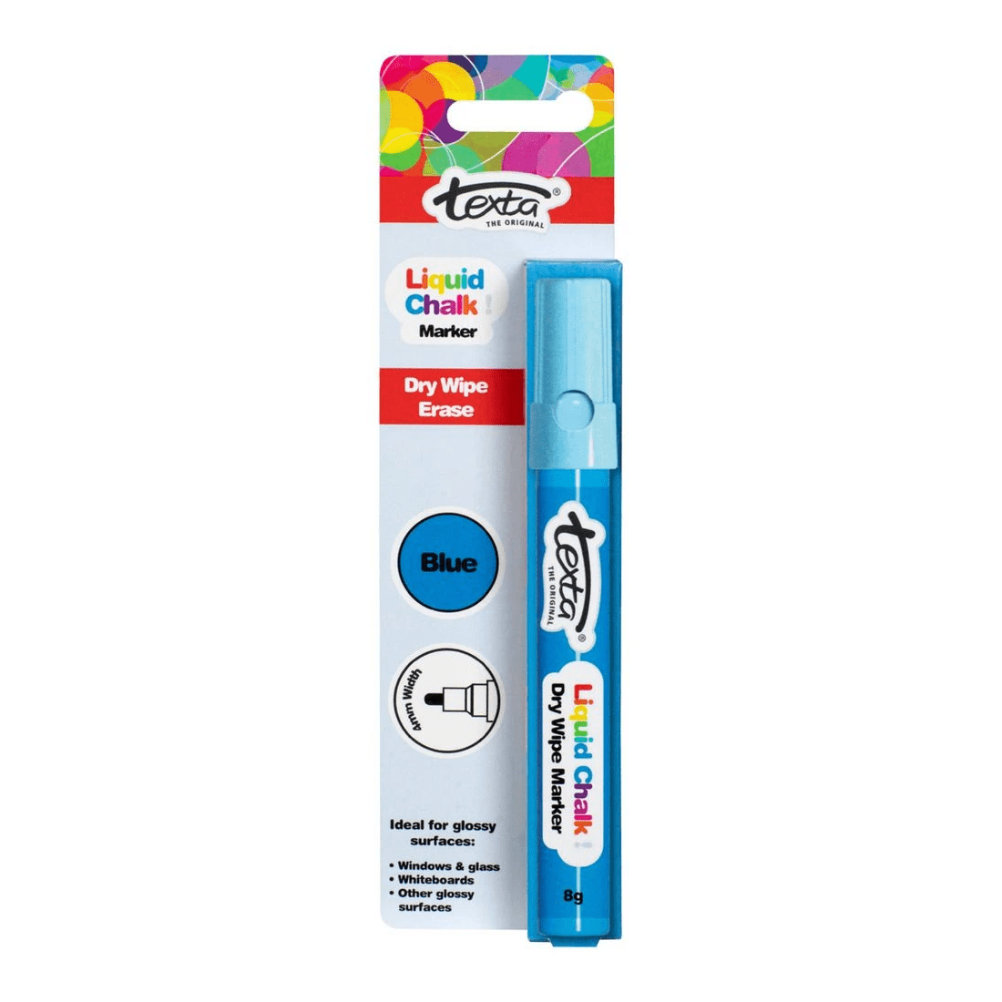 1 Texta Liquid Chalk Marker Bullet Blue, 1 of 2