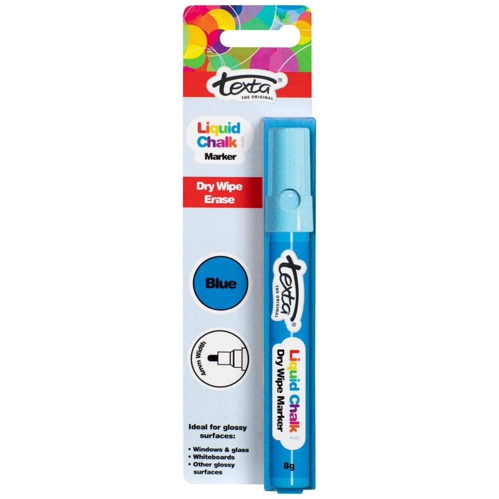 1 Texta Liquid Chalk Marker Bullet Blue, 1 of 2