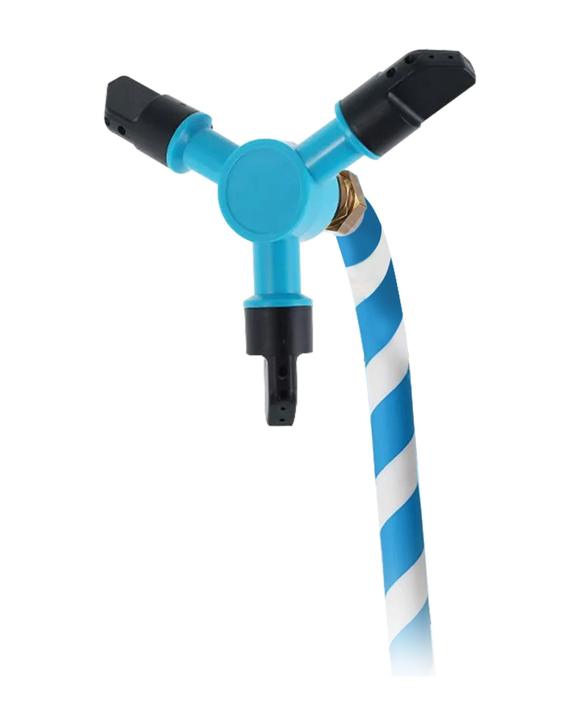 Kahuna Waterpark Rotating Trampoline Water Sprinkler Kit With Adjustable Hose
