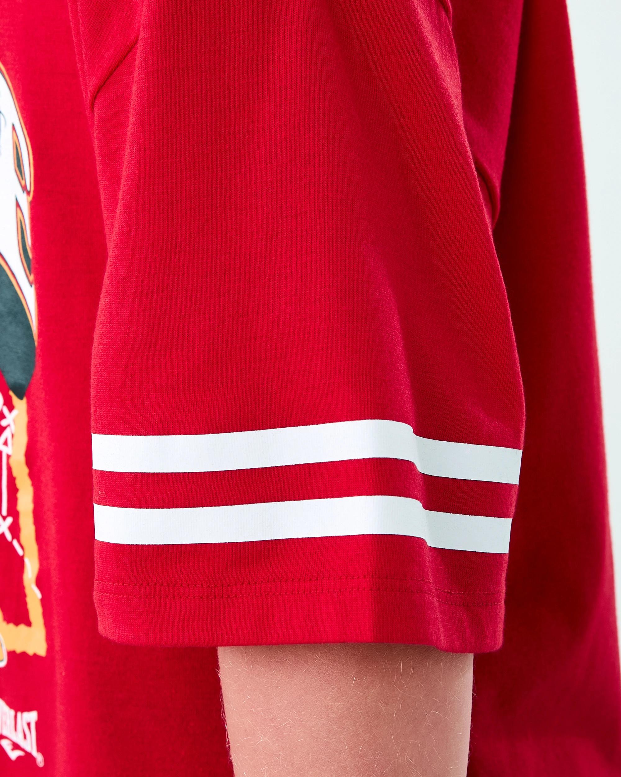 6 Everlast Kids Basketball T-shirt Red, 6 of 9