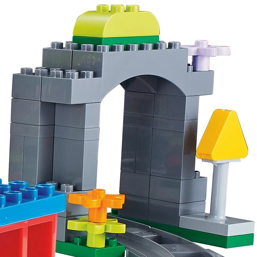 5 170 Piece Junior Blocks: Railway Station with Motorised Train Playset, 5 of 9