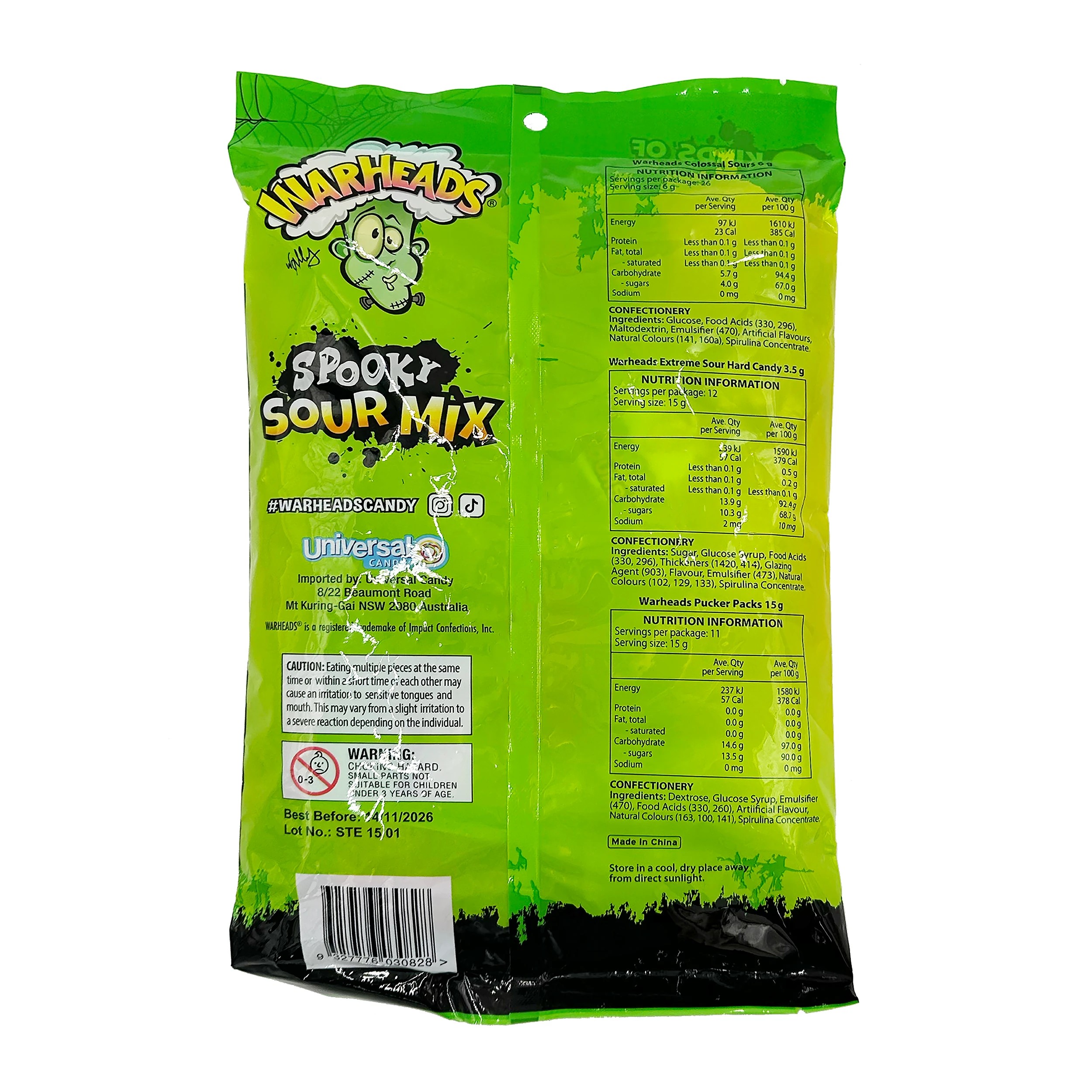 2 Warheads Spooky Sour Mix 500g, 2 of 2