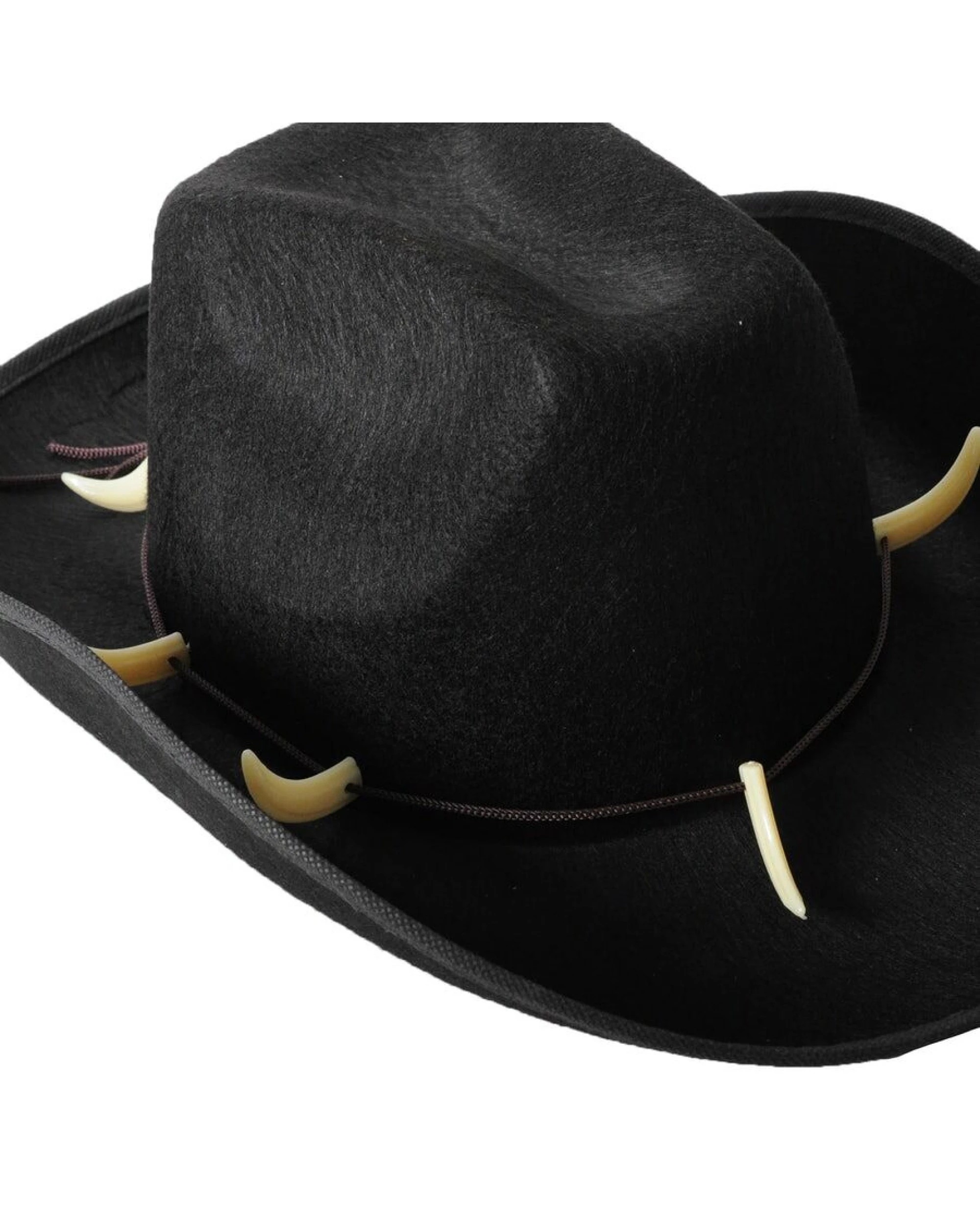 4 Br Costumes Crocodile Dundee-style Black Cowboy Hat – Adjustable Chin Cord For Outback & Western Themes, 4 of 4