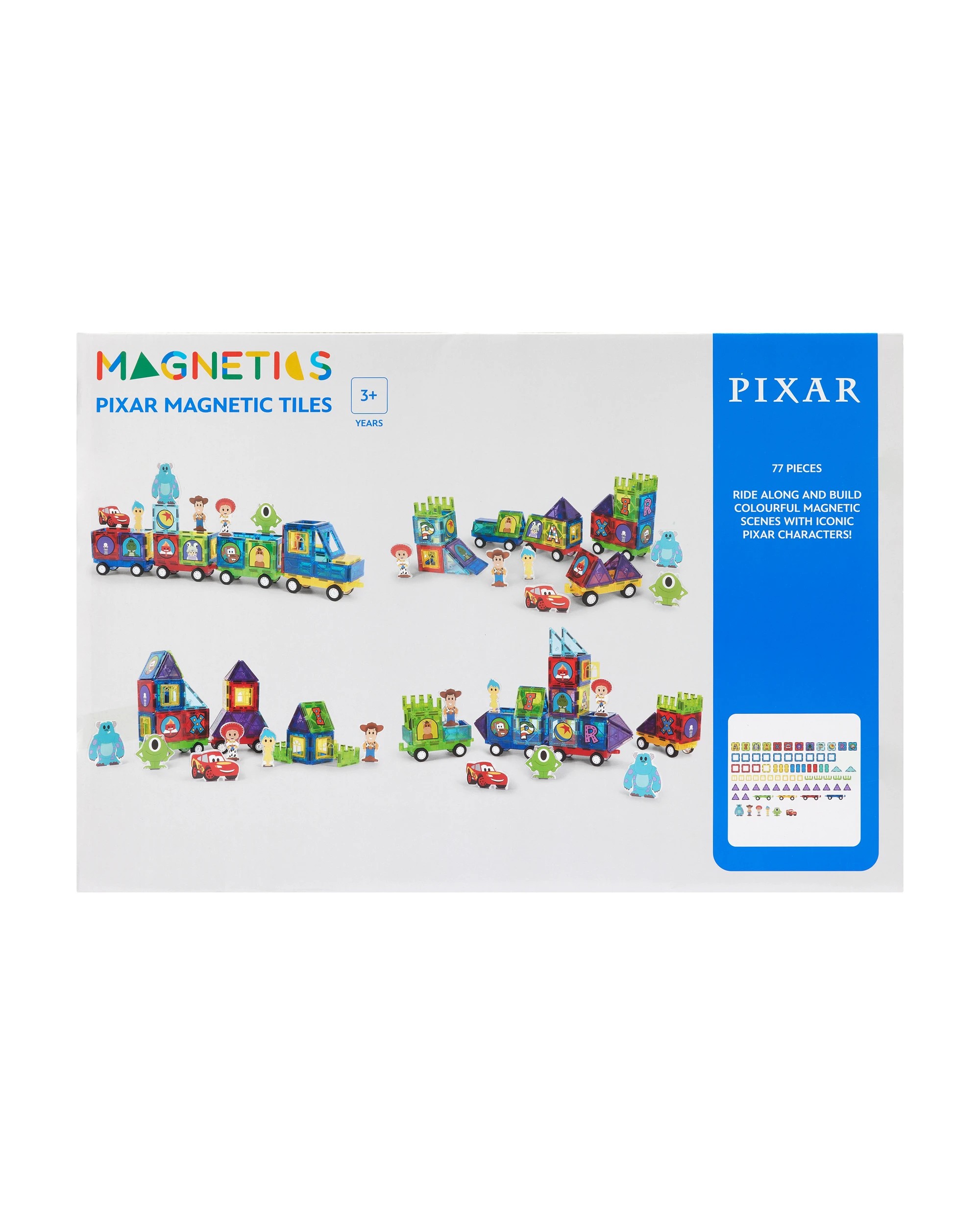 7 77 Piece Pixar Magnetic Tiles, 7 of 7