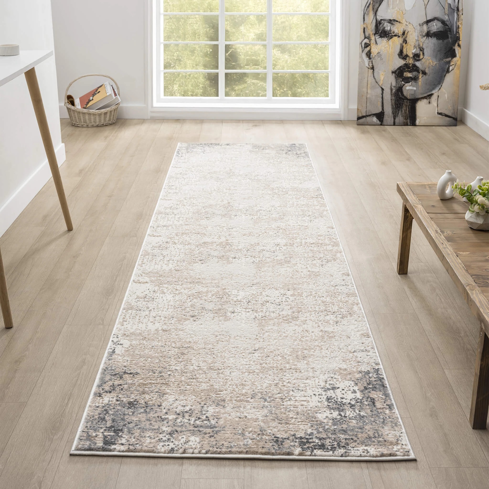 2 La Grace Home Berlin Premium Runner - 80x150cm - Stone, 2 of 10