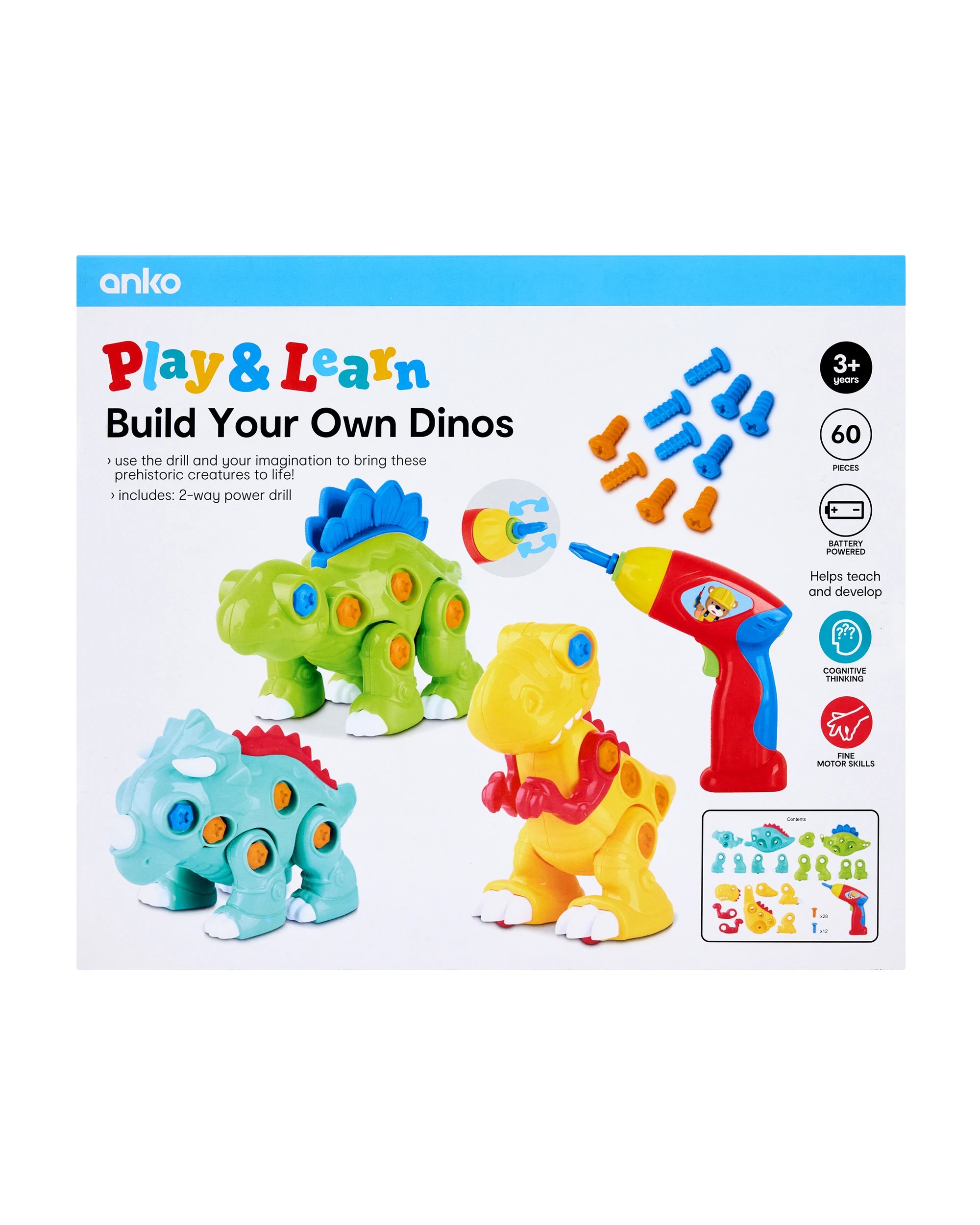 6 60 Piece Build Your Own Dinos, 6 of 6