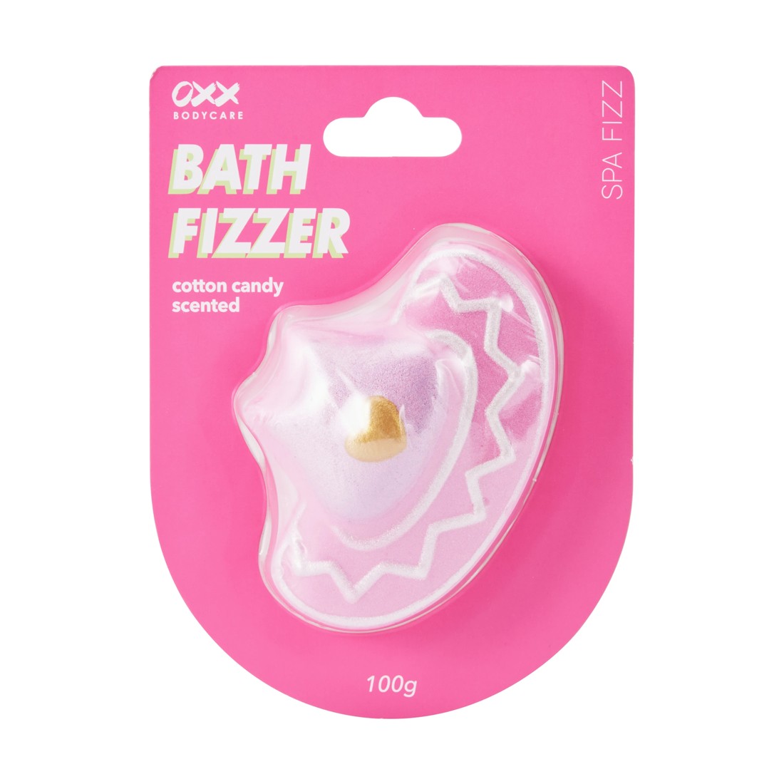 1 OXX Bodycare Spa Fizz Bath Fizzer 100g - Cotton Candy Scented, 1 of 5