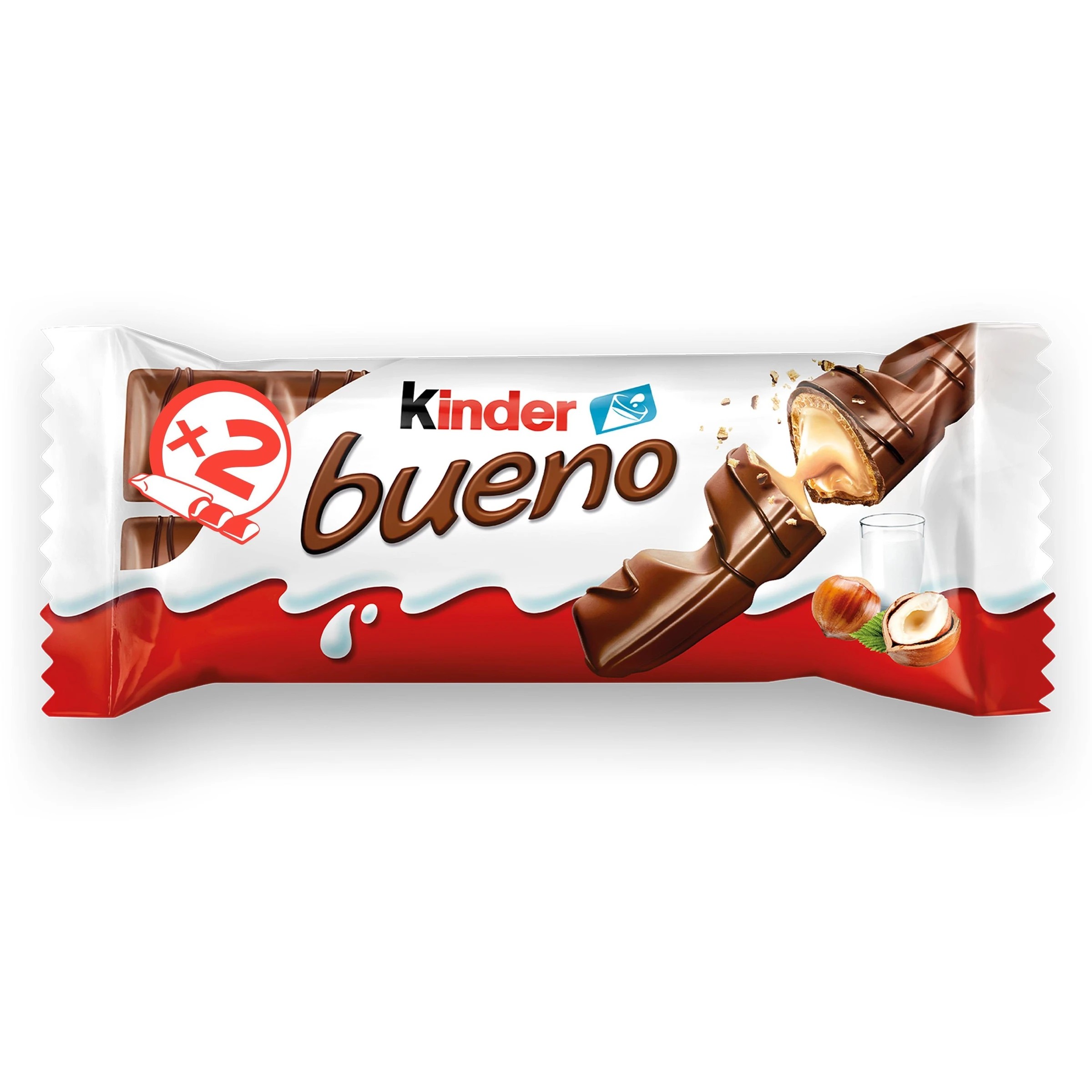 1 2 Pack Kinder Bueno Bar 43g, 1 of 9