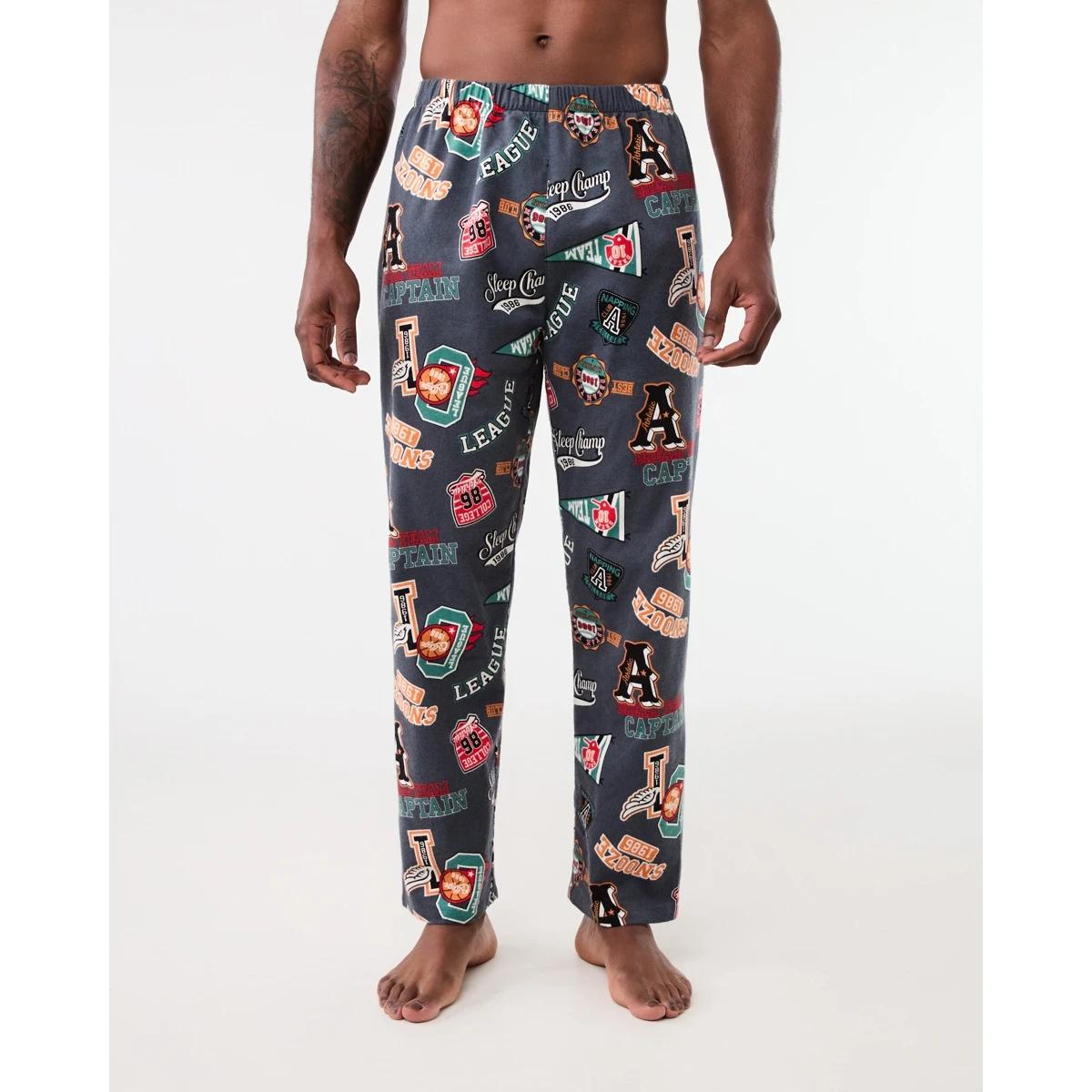 1 Flannel Sleep Pants Gry League, 1 of 5
