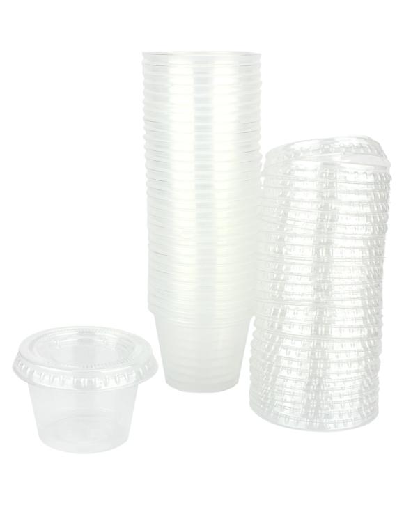 Lemon & Lime Dressing Containers With Lids 30ml Pack of 30