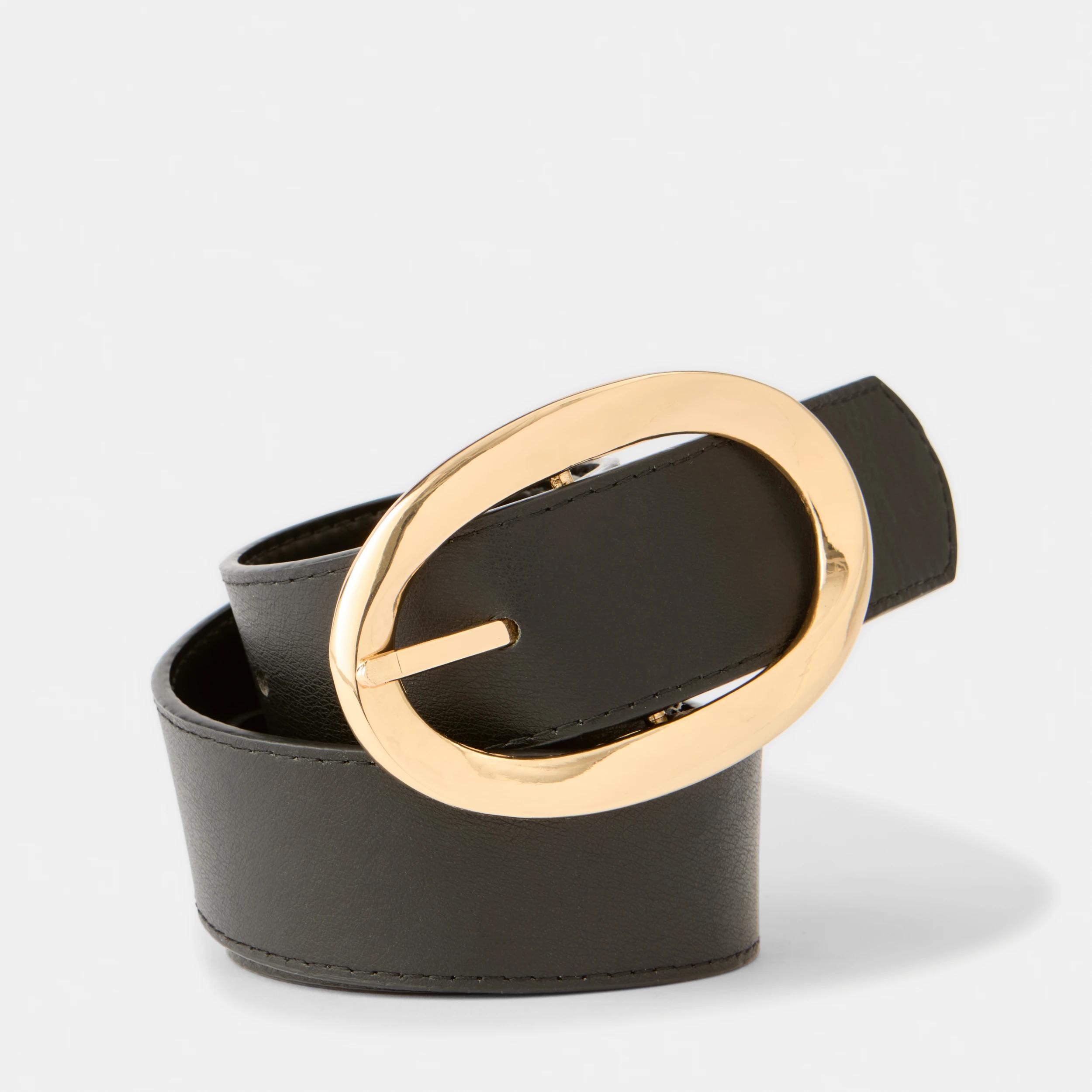 1 Moulded Buckle Belt Black, 1 of 2