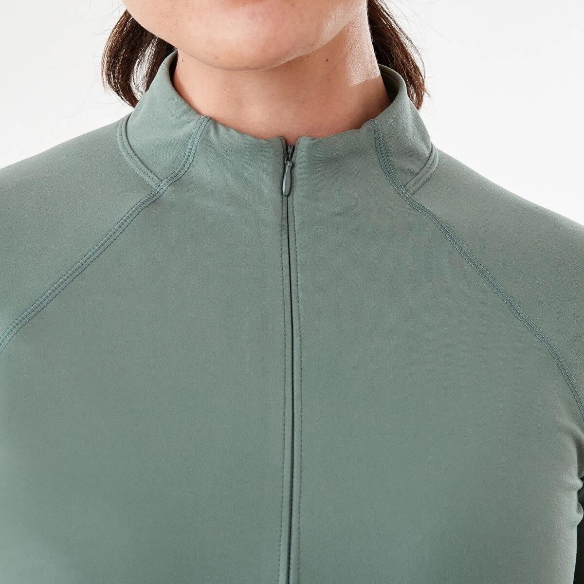 5 Active Womens Long Sleeve 1/4 Zip Ultrasoft Top Sumer Sage, 5 of 5