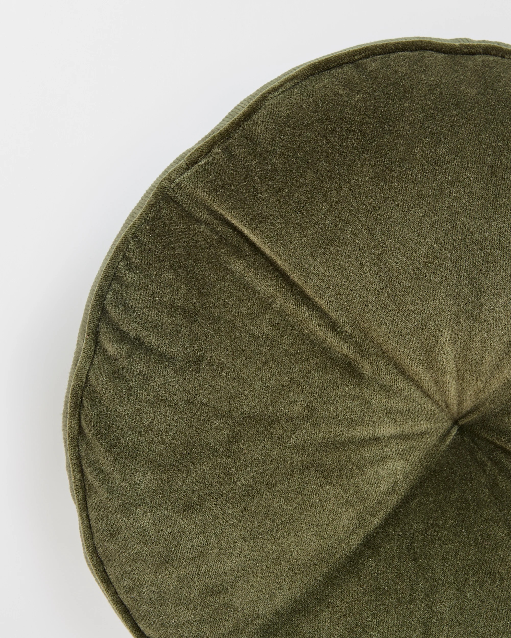2 Target Lacy Velvet Round Cushion - Green, 2 of 2
