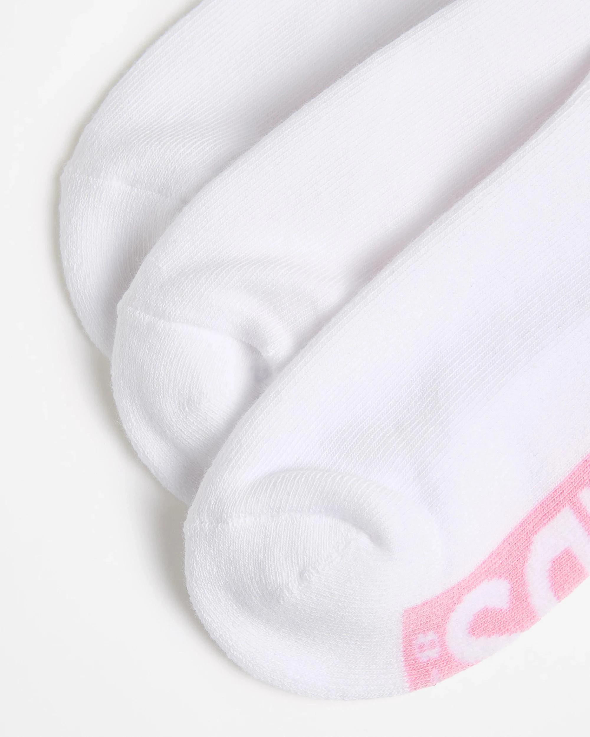 2 Women's Cotton Blend Cushioned Quarter Crew Socks 3 Pack - Bonds WHITE, 2 of 3