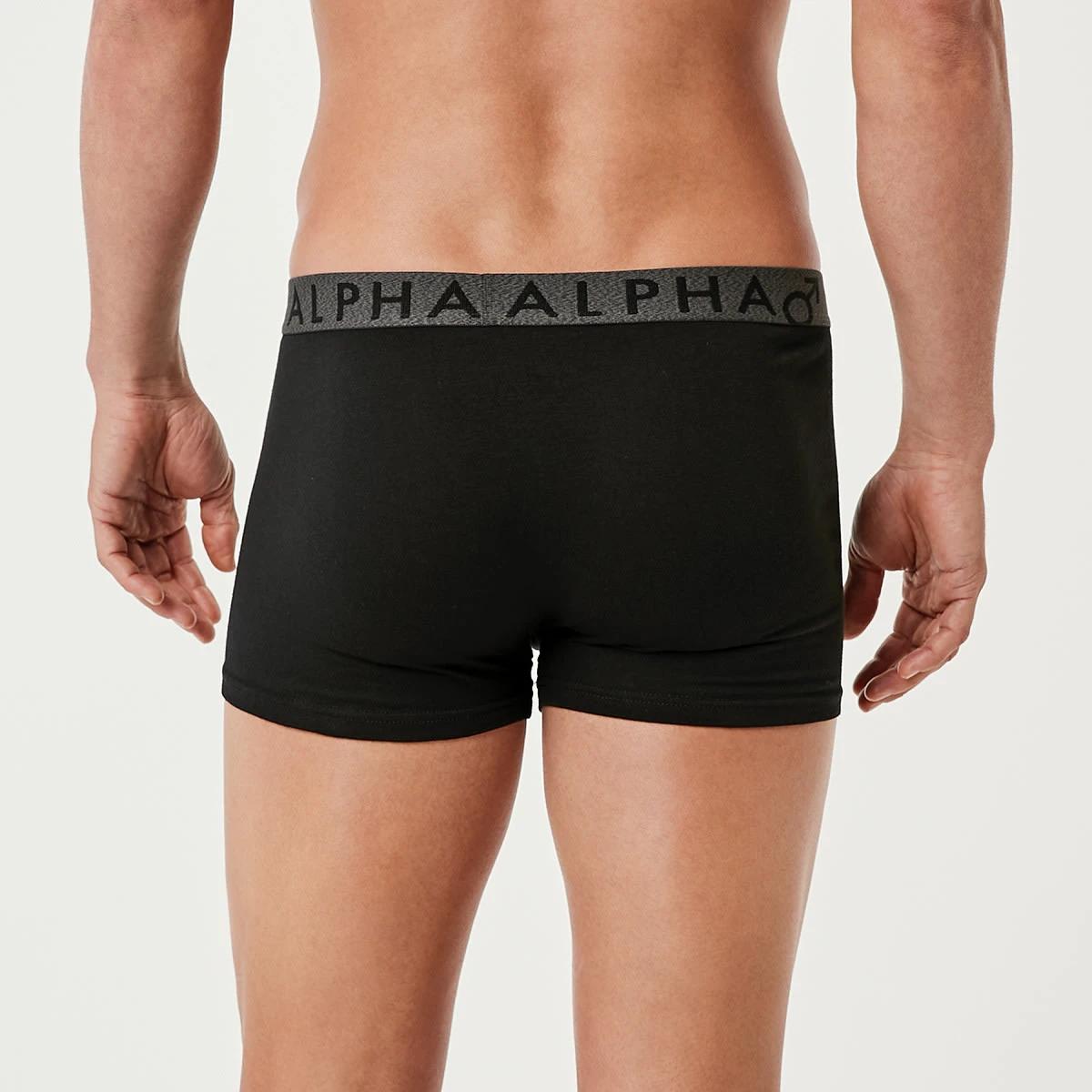 4 5 Pack Plain Trunks BLACK, 4 of 6