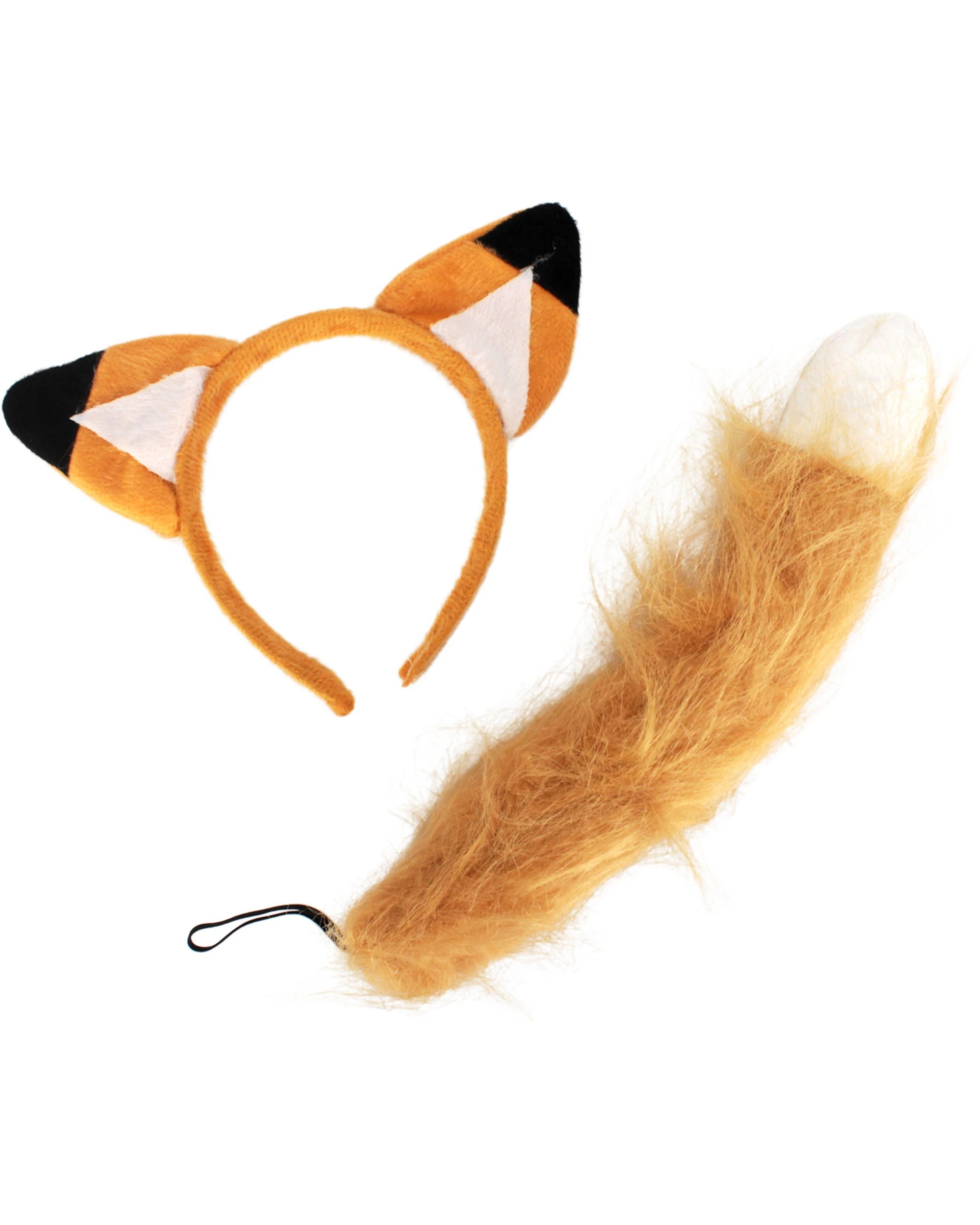 1 JDParty Fox Ears and Tail Costume Set - ONE SIZE - Orange, 1 of 3