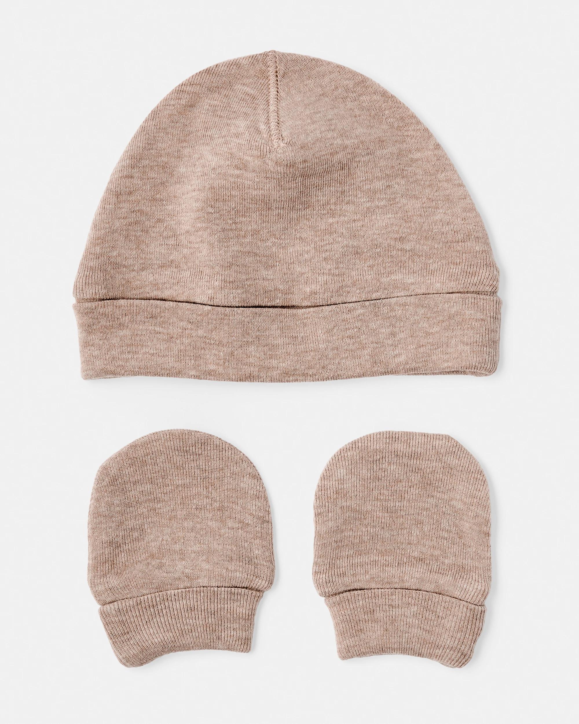 3 Newborn Hat and Mittens Set Animals, 3 of 8