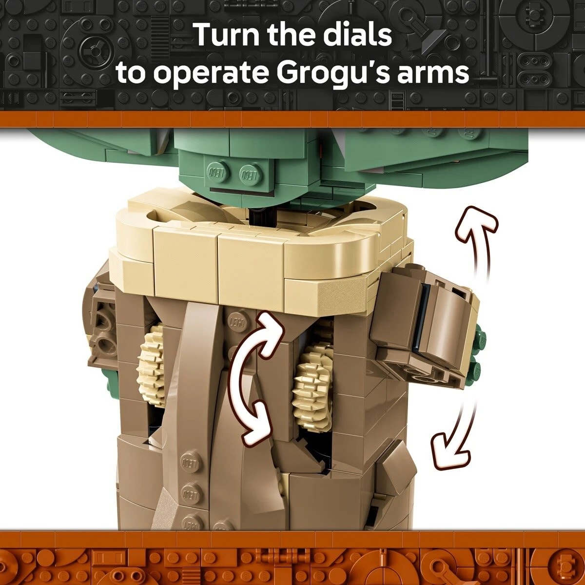 7 LEGO Star Wars Grogu with Hover Pram 75403, 7 of 10