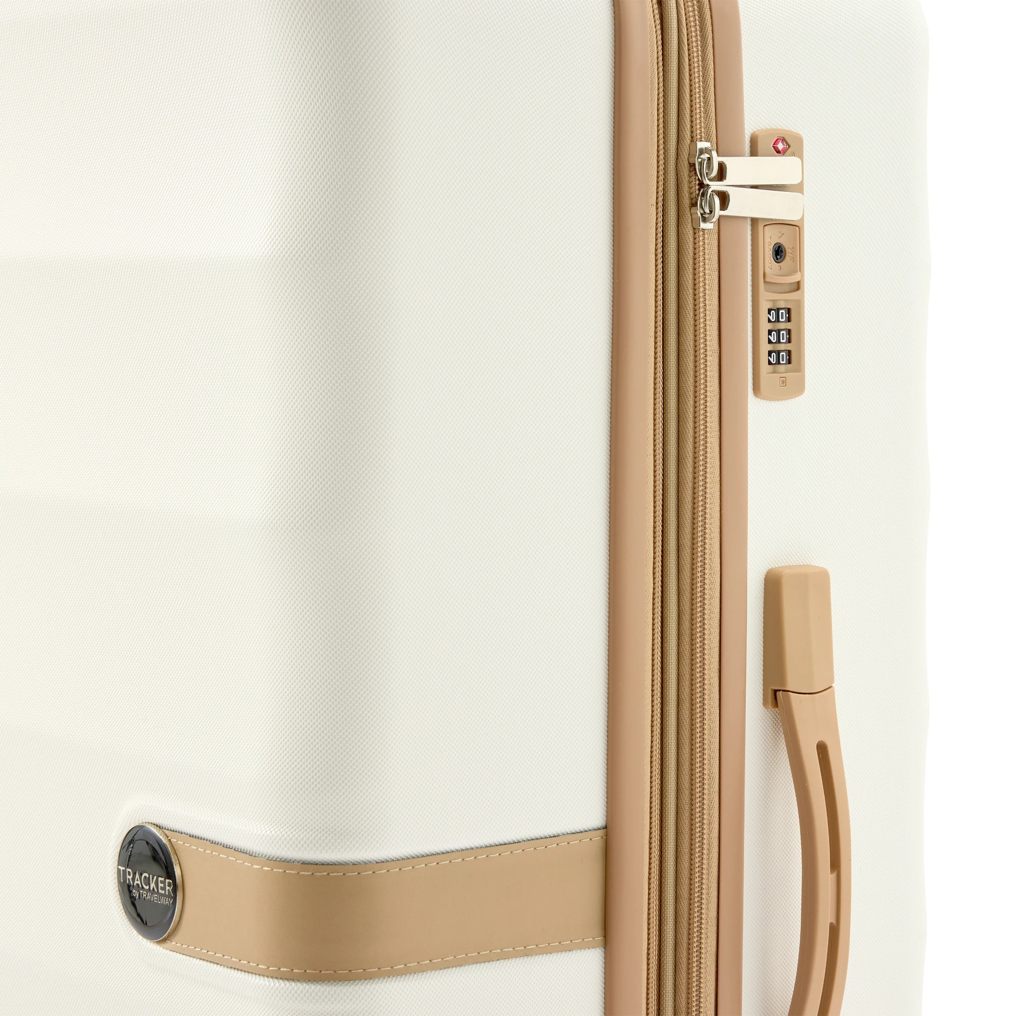 6 2 Piece Two Tone Hard Case Set - Cream, 6 of 8