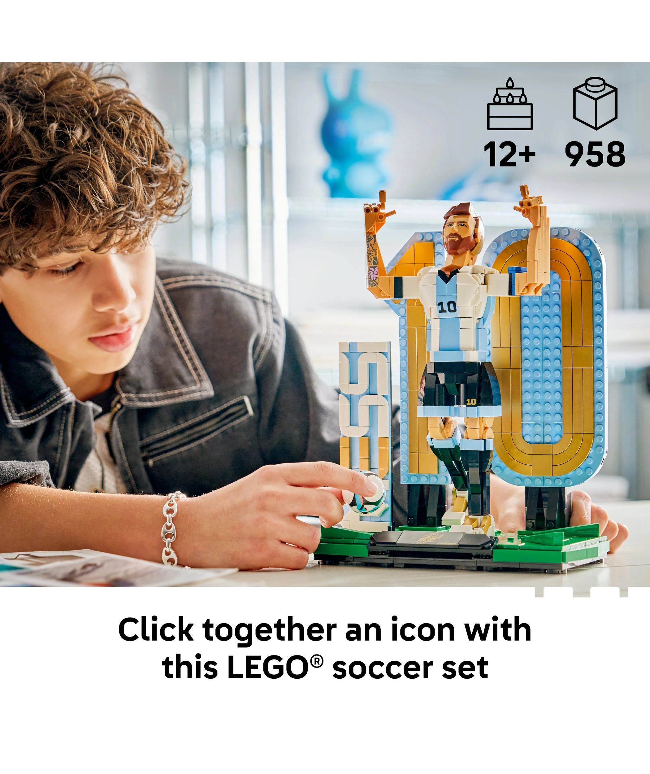 3 LEGO Editions Football Lionel Messi - Football Legend 43015, 3 of 10