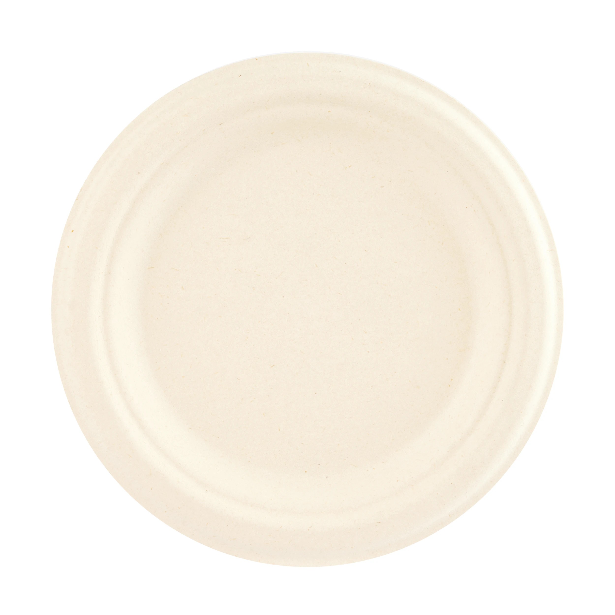 1 12 Piece Sugarcane Pulp Round Dessert Plates, 1 of 4