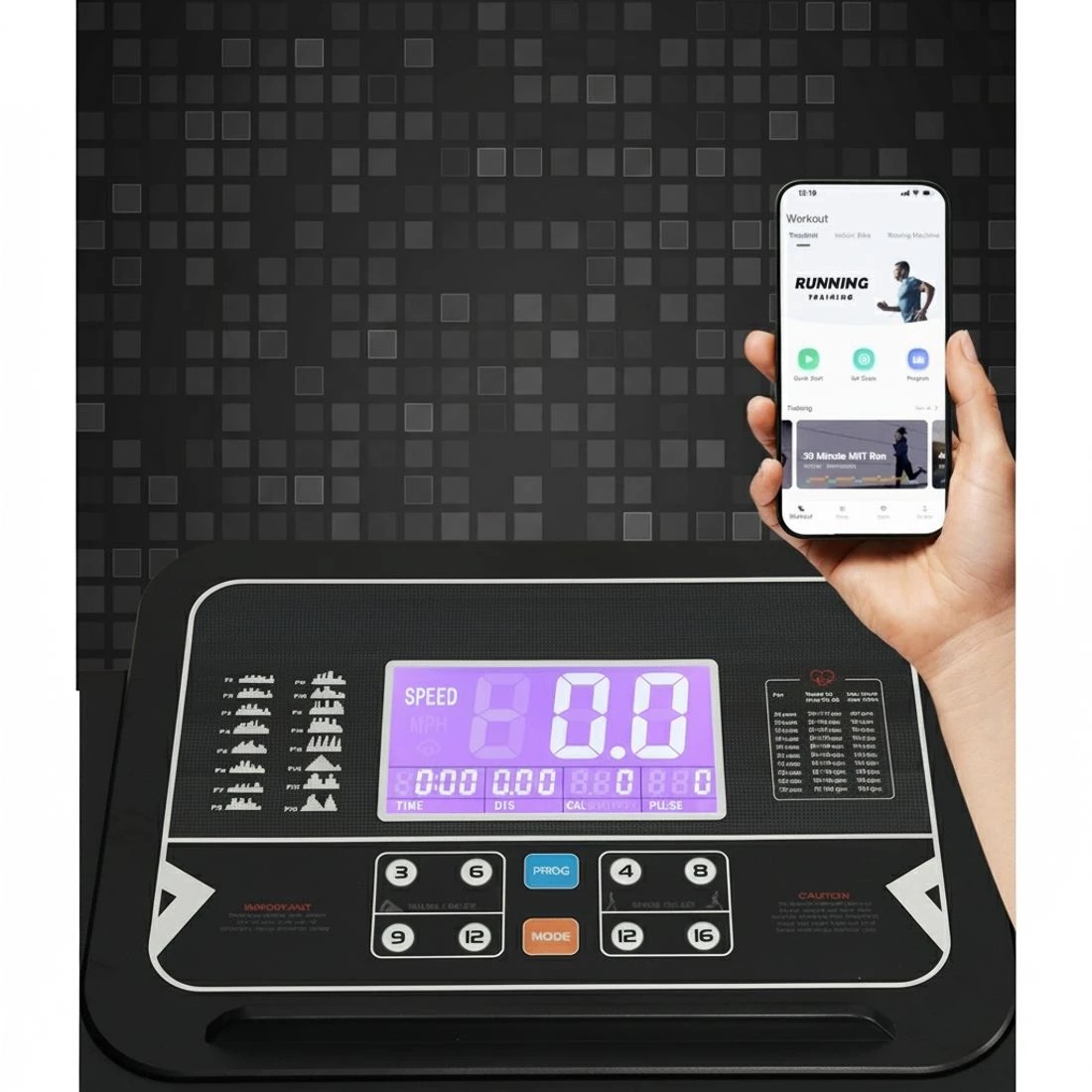 5 Everfit Treadmill Electric Auto Incline Home Gym Fitness Exercise Machine 520mm - Black, 5 of 6