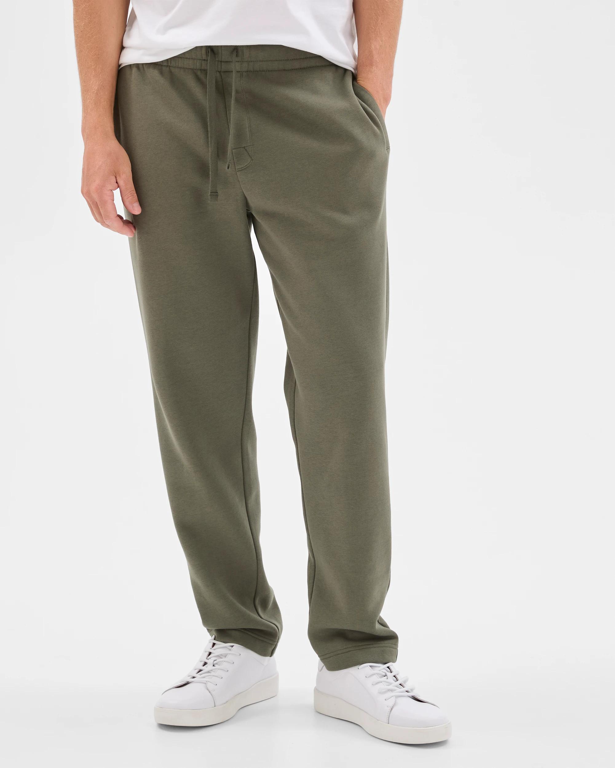 6 Target Man Australian Cotton Blend Uncuffed Trackpants KHAKI, 6 of 6