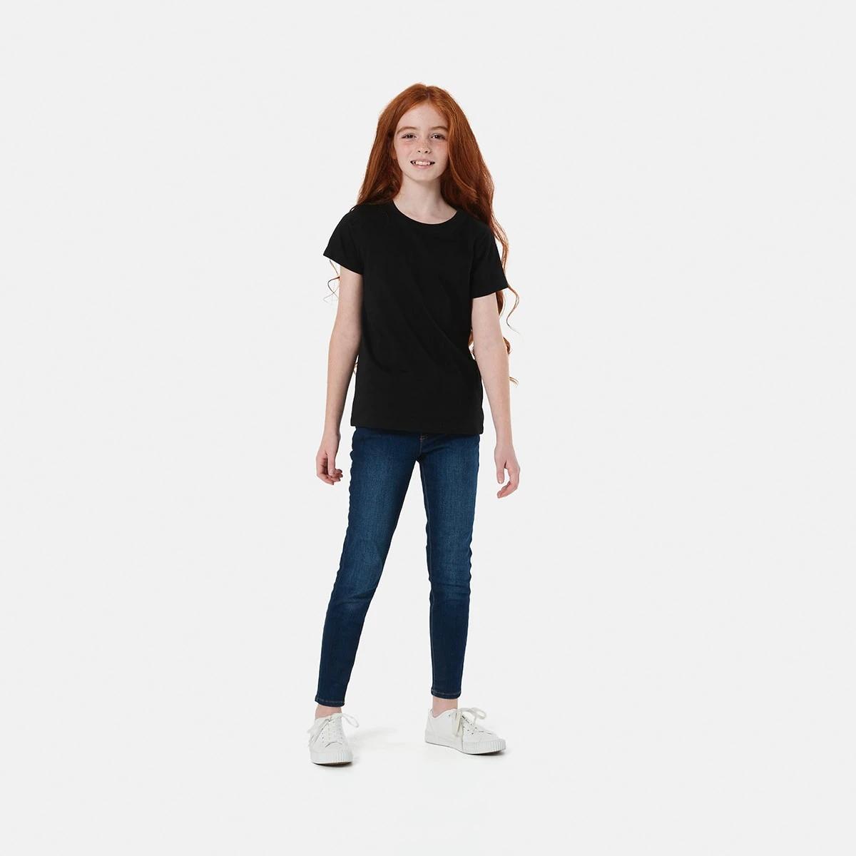 4 Short Sleeve Plain T-shirt Black, 4 of 7