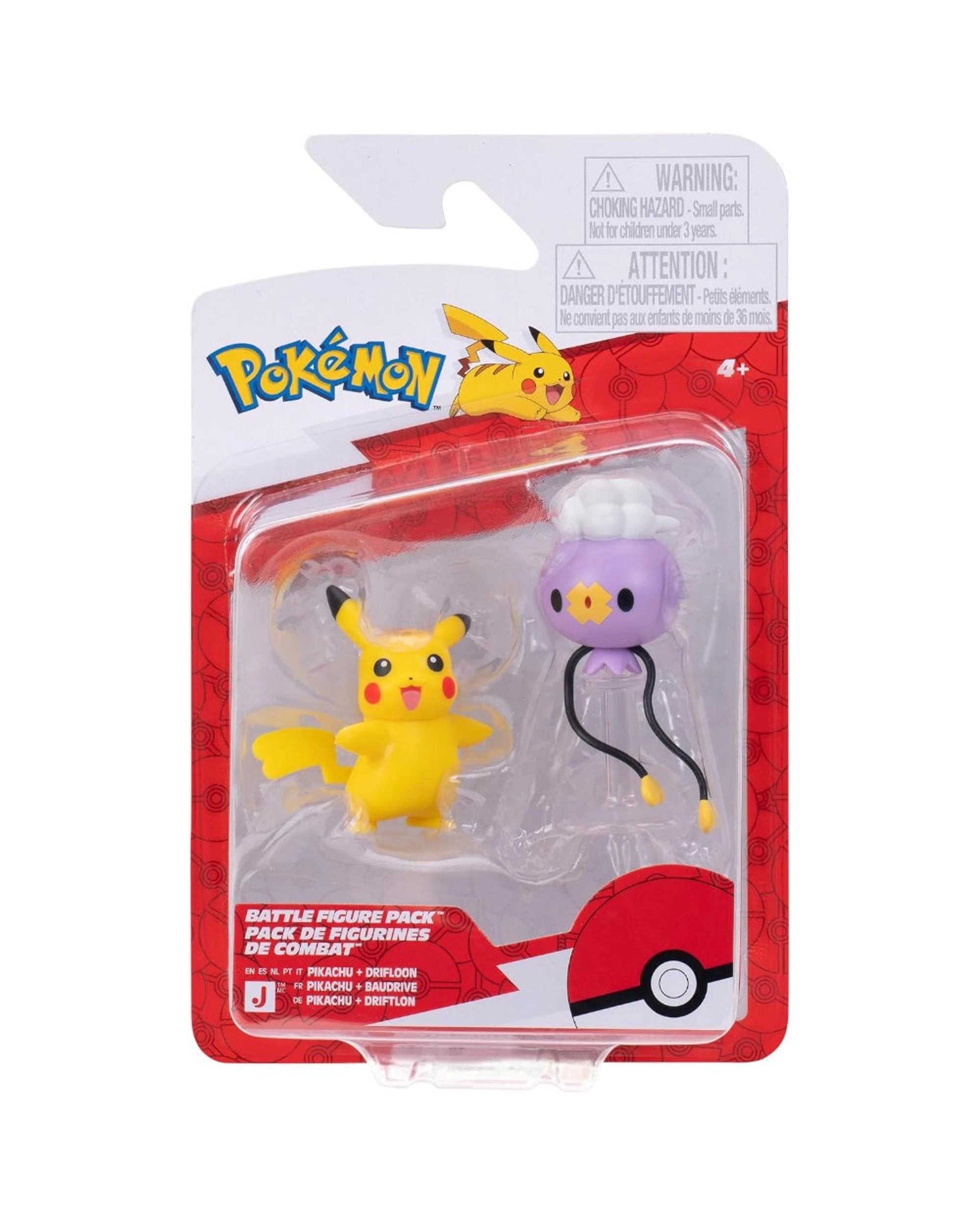 1 Pokemon Battle Figure Pack Pikachu + Drifloon, 1 of 7