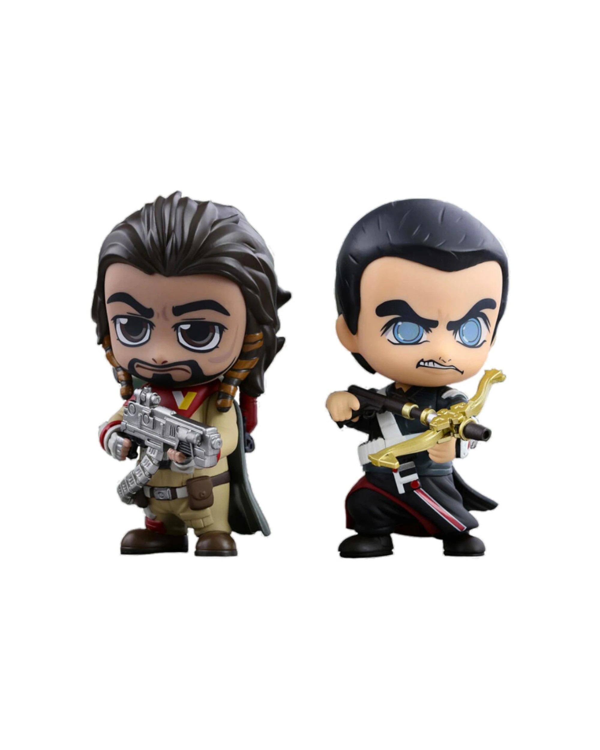 3 STAR WARS 2Pc Chirrut And Baze Cosbaby Action Figure Set Rogue One Vinyl - Multi, 3 of 3
