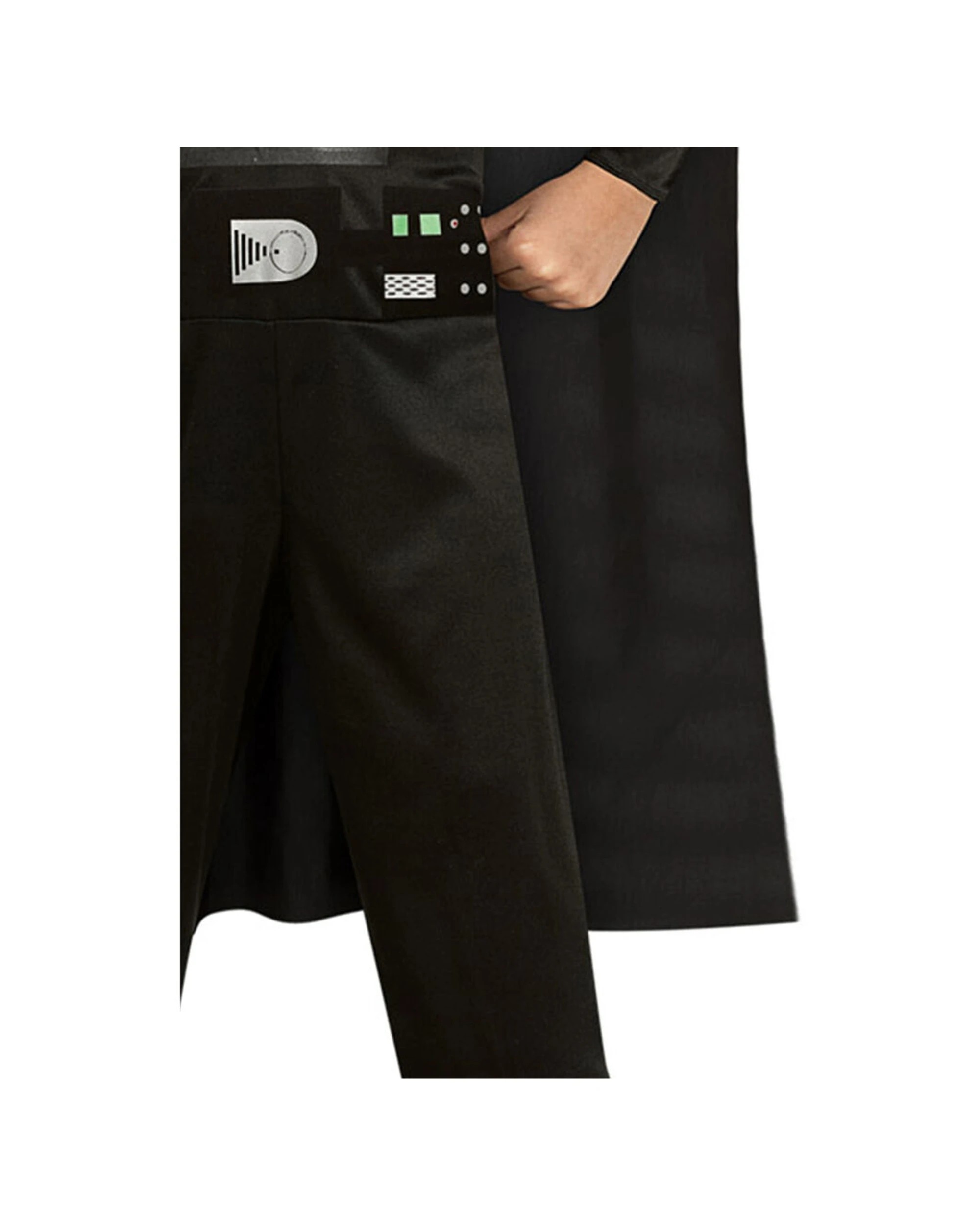 3 Star Wars Darth Vader Opp Dress Up Costume Kids S - Black, 3 of 3