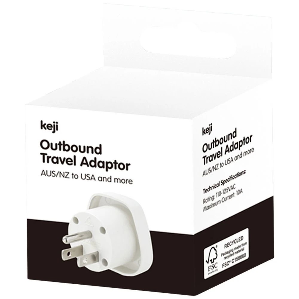 1 Keji Outbound Travel Adaptor US, 1 of 6