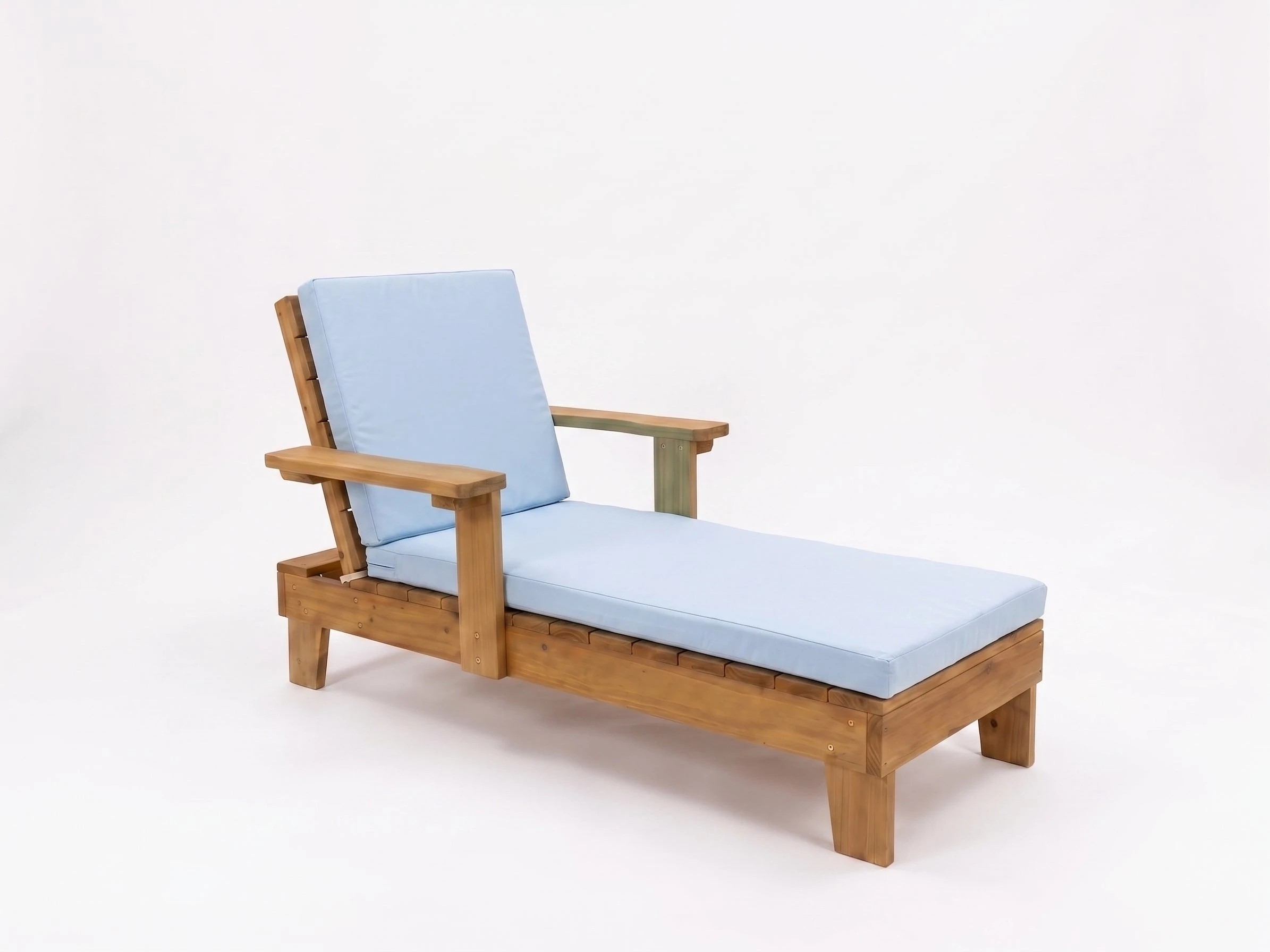 5 Hide & Seek Kids Sun Lounge with Cushion - Baby - Blue, 5 of 5