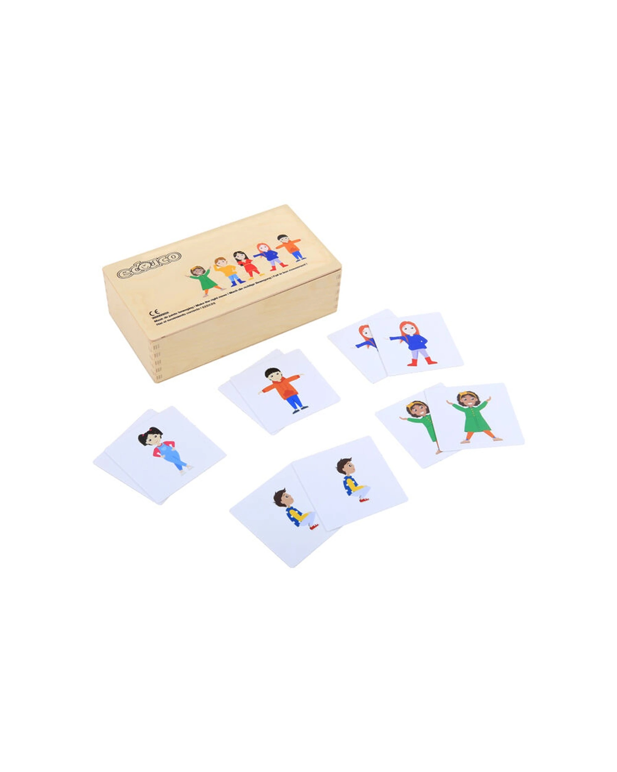 1 EDUCO Make The Right Move Movement Matching Card Game - Education Game - Multi, 1 of 3