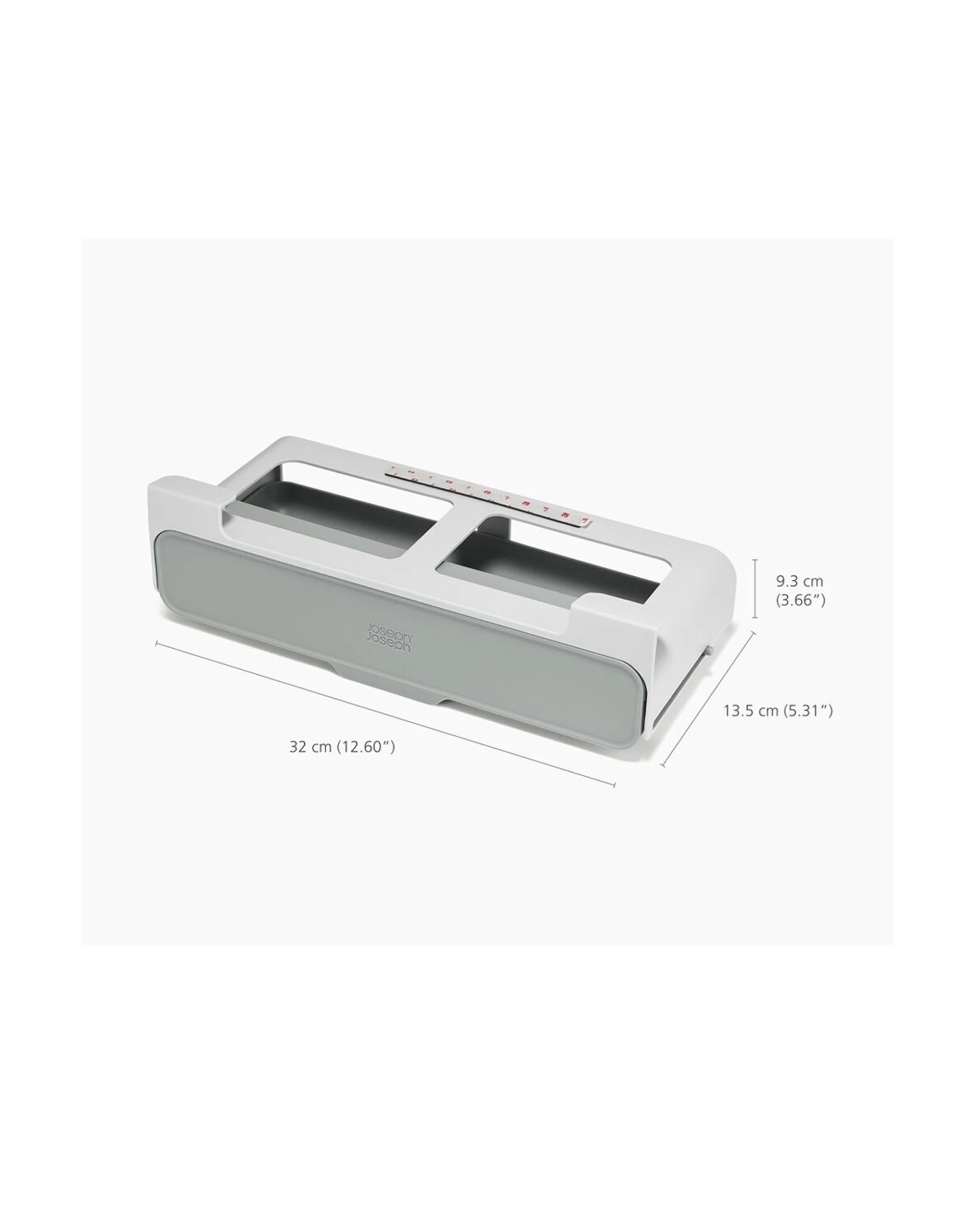 7 Joseph Joseph CupboardStore Under Shelf Spice Rack Kitchen Organiser Pull-Out Spice Holder Stone - Beige, 7 of 7