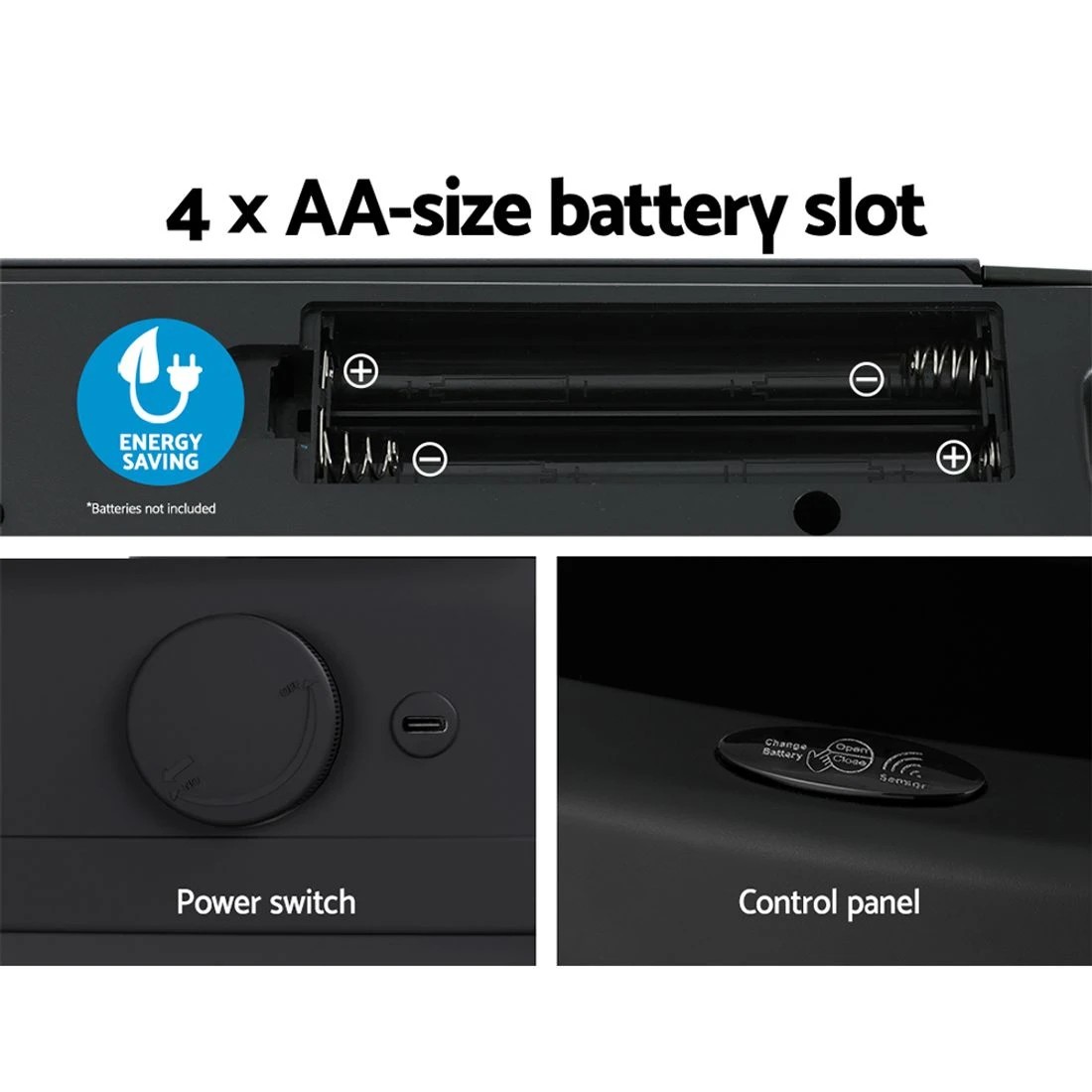 6 Devanti 50l Sensor Bin Motion Rubbish Automatic
 - Black, 6 of 7