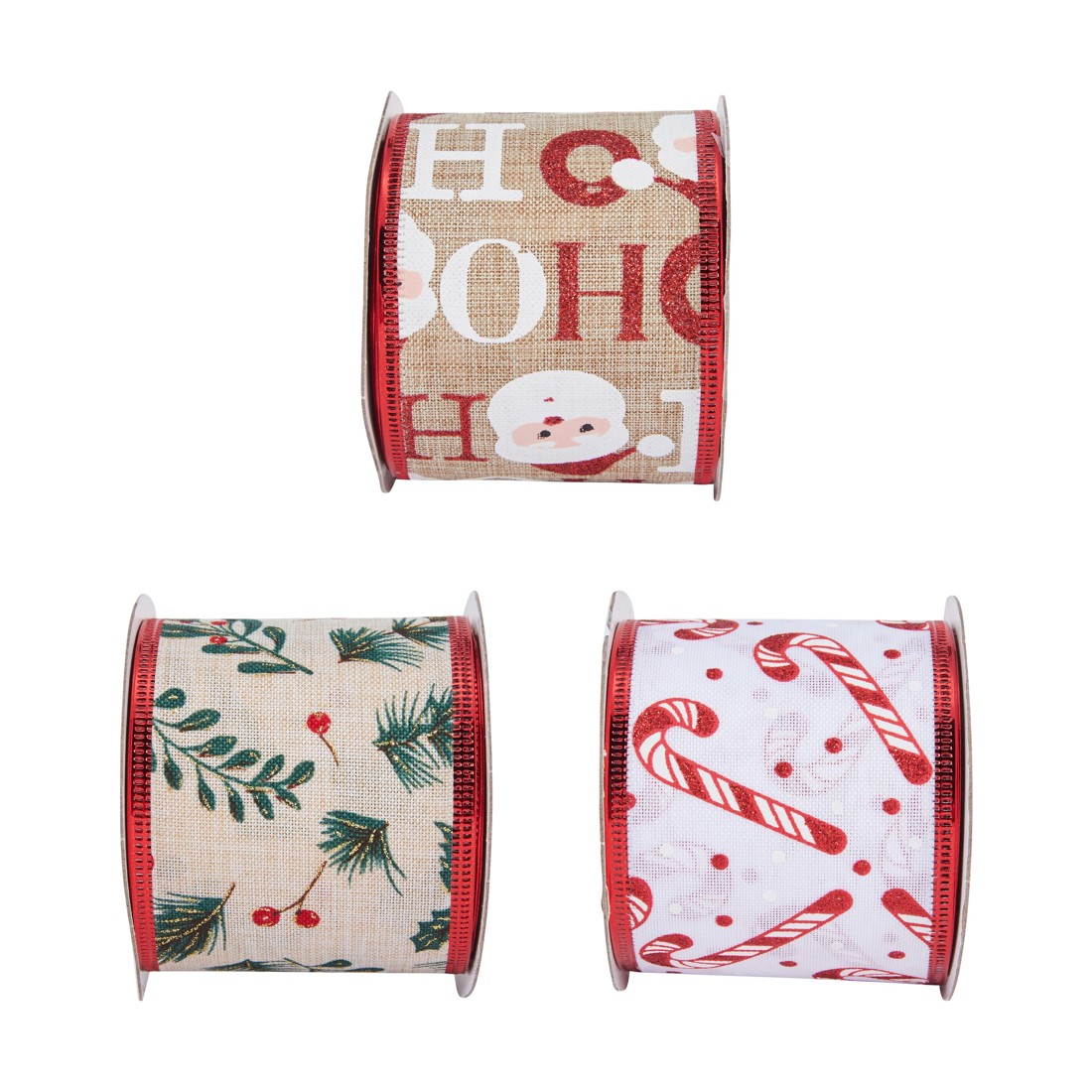 1 Christmas Craft Burlap Ribbon - Assorted, 1 of 3
