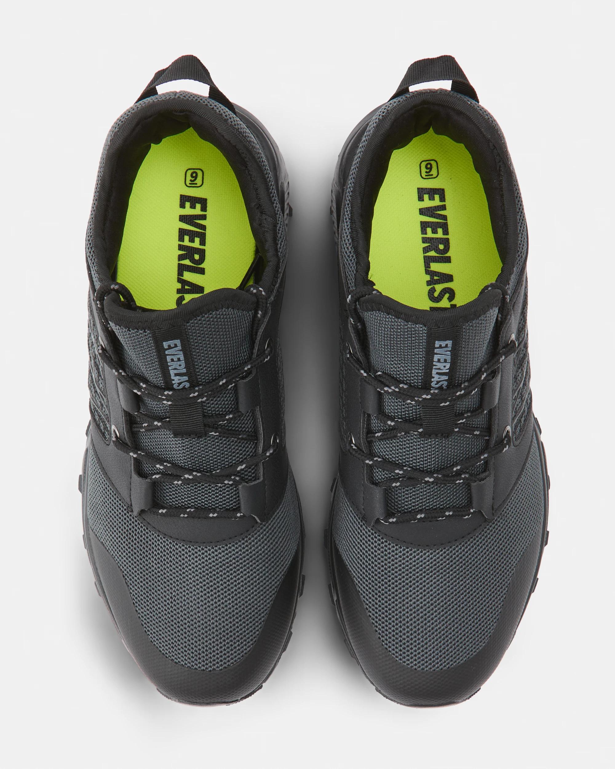 3 Everlast Mens Hiking Shoes Dark Gull Gray, 3 of 5