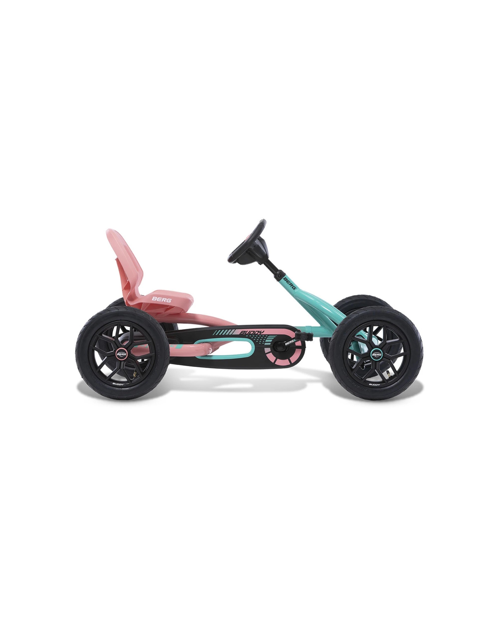 5 Berg Buddy Lua 2.0 Kids Pedal Go Kart Pink Mint 3 To 8 Years Ride On Kart - Pink, 5 of 5