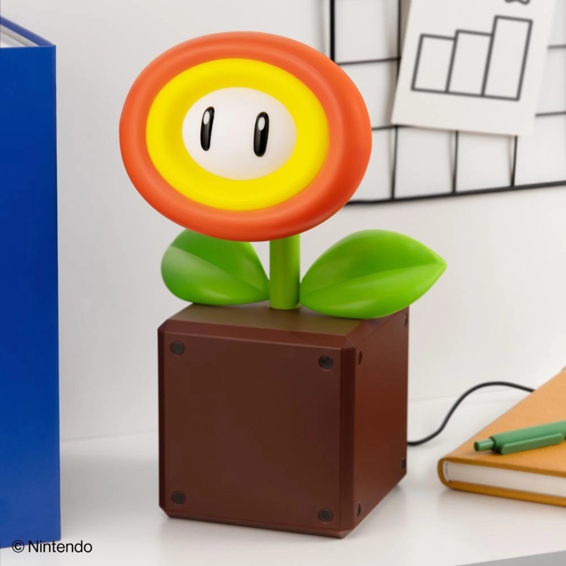 2 Nintendo - Super Mario Bros - Fire Flower Lamp - Multi, 2 of 5