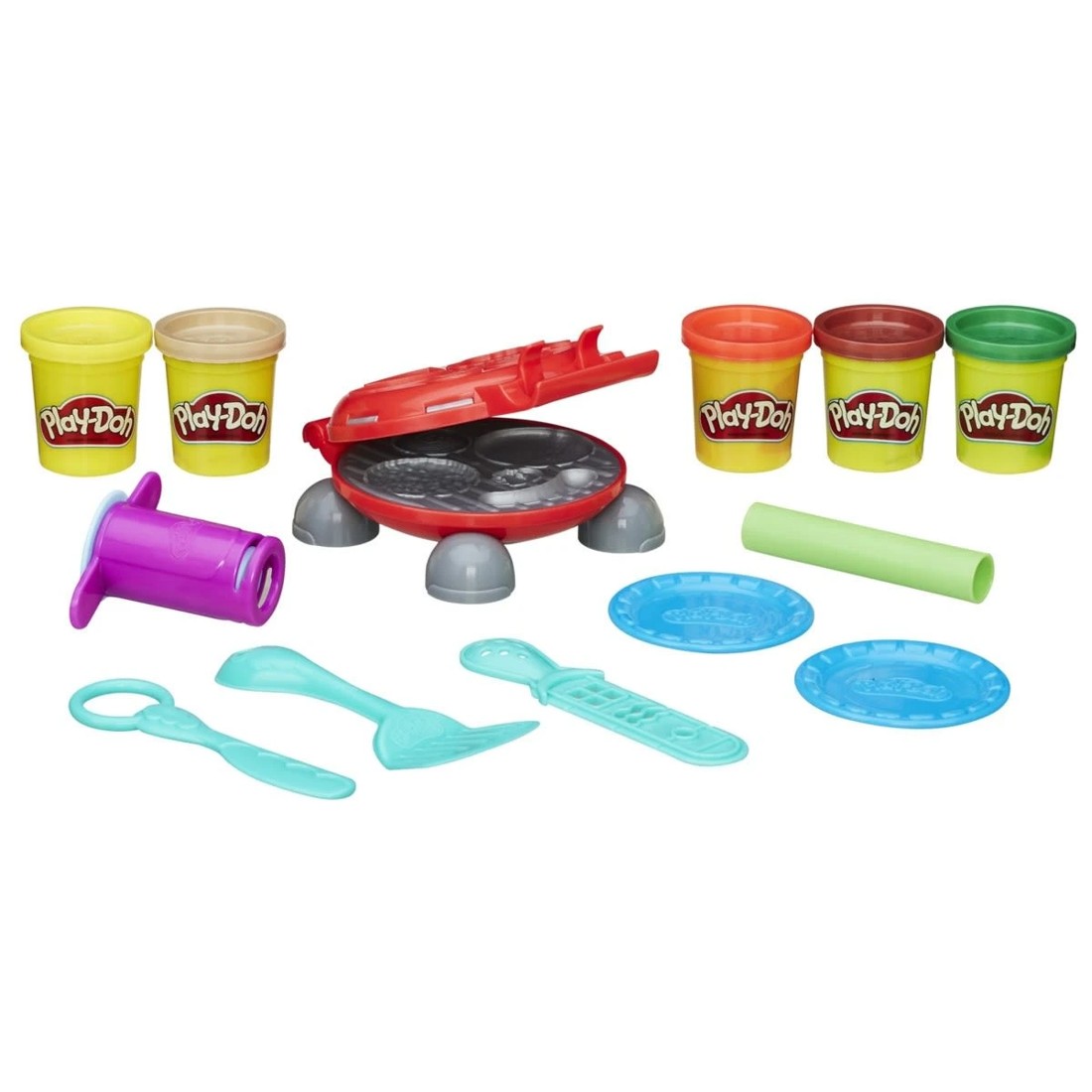 2 Play-Doh Kitchen Burger Barbeque Creations Playset, 2 of 2