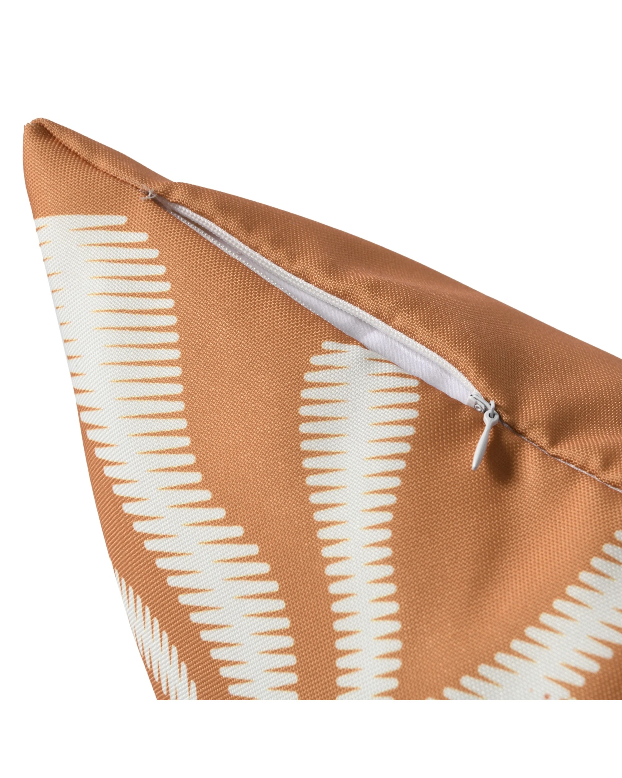 5 Vibes Fennel Printed Outdoor Cushion 50x50cm - Terracotta, 5 of 7