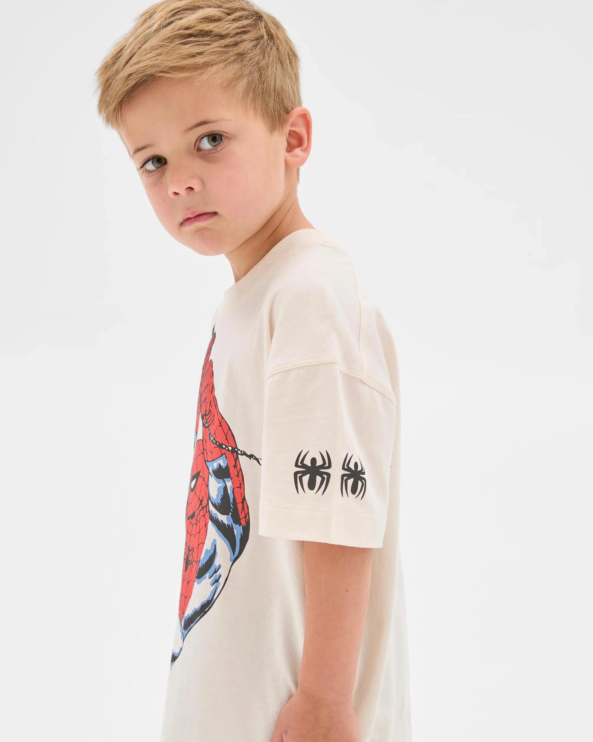 2 Spider-Man Australian Cotton T-Shirt GARDENIA, 2 of 6