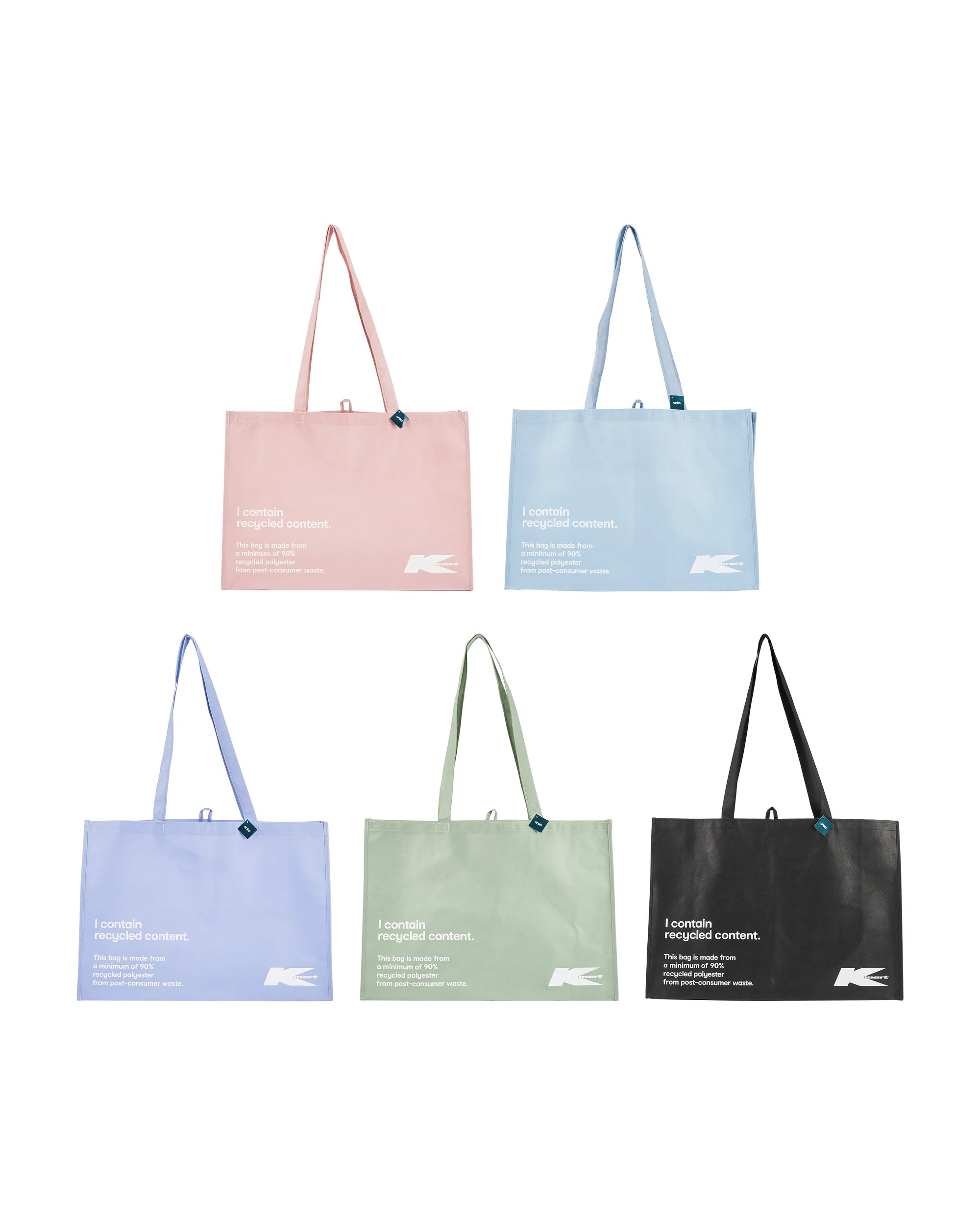 5 Kmart Bag - Large, Assorted, 5 of 5