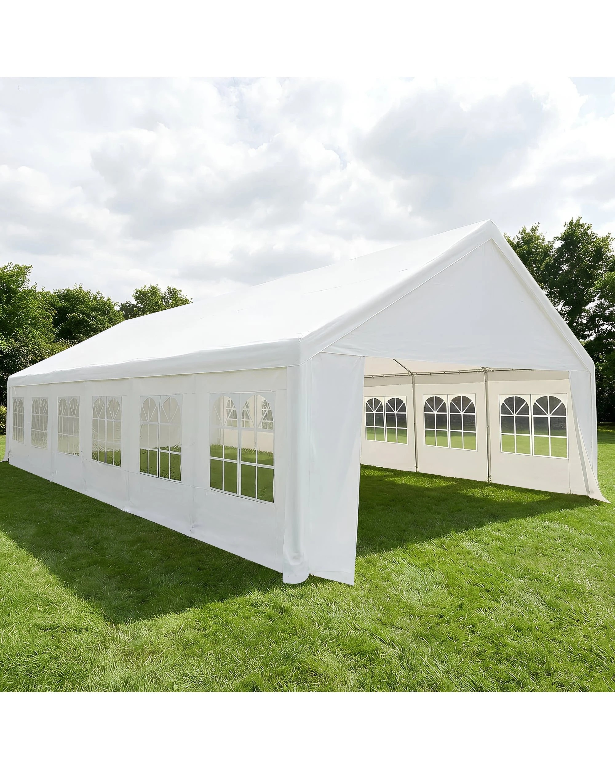 3 Wallaroo 12m x 6m Outdoor Event Gazebo Party Tent Marquee Wedding Canopy Shade, 3 of 10