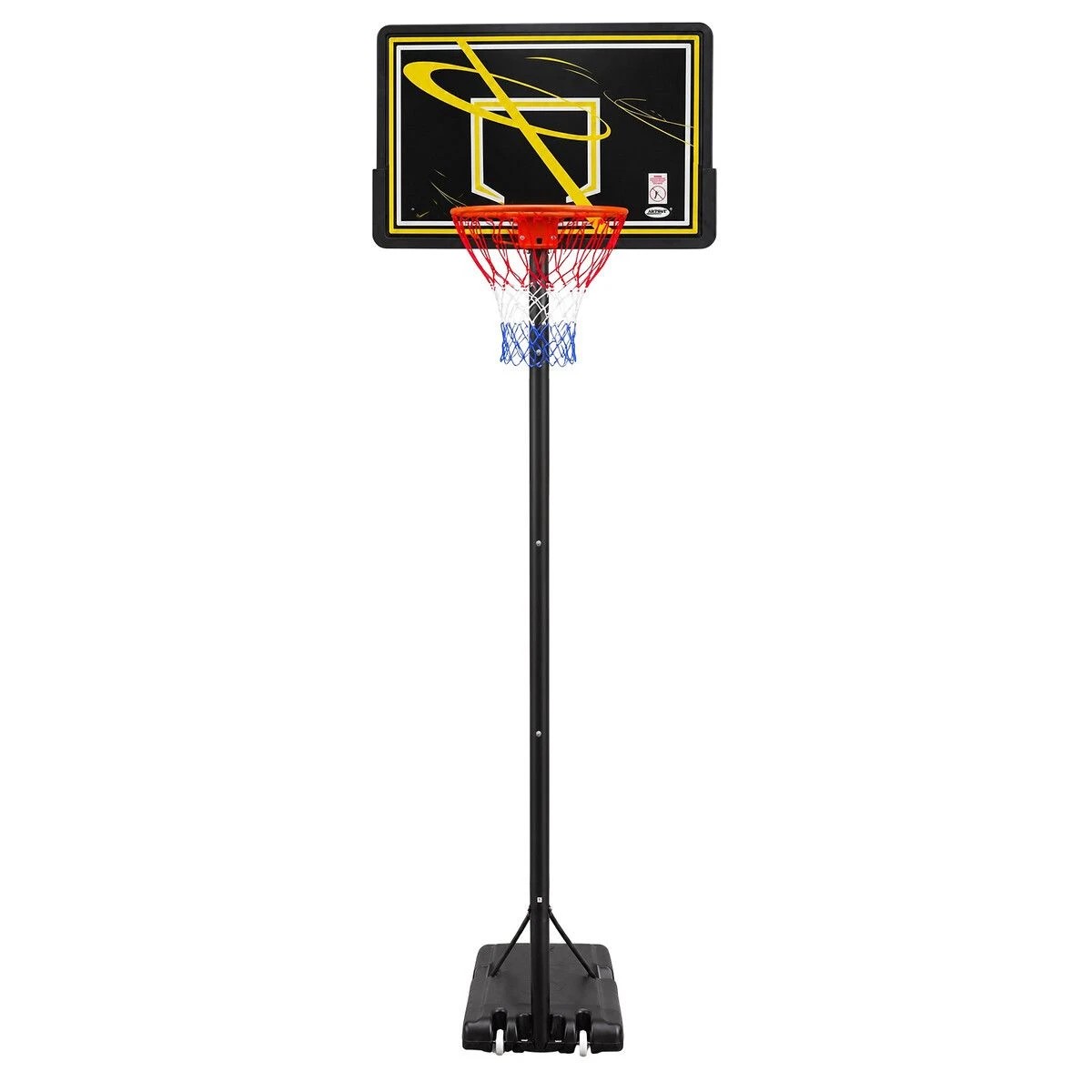1 Genki Portable Basketball Hoop Stand 1.5-3.05m Adjustable Height System with Backboard Net, 1 of 7