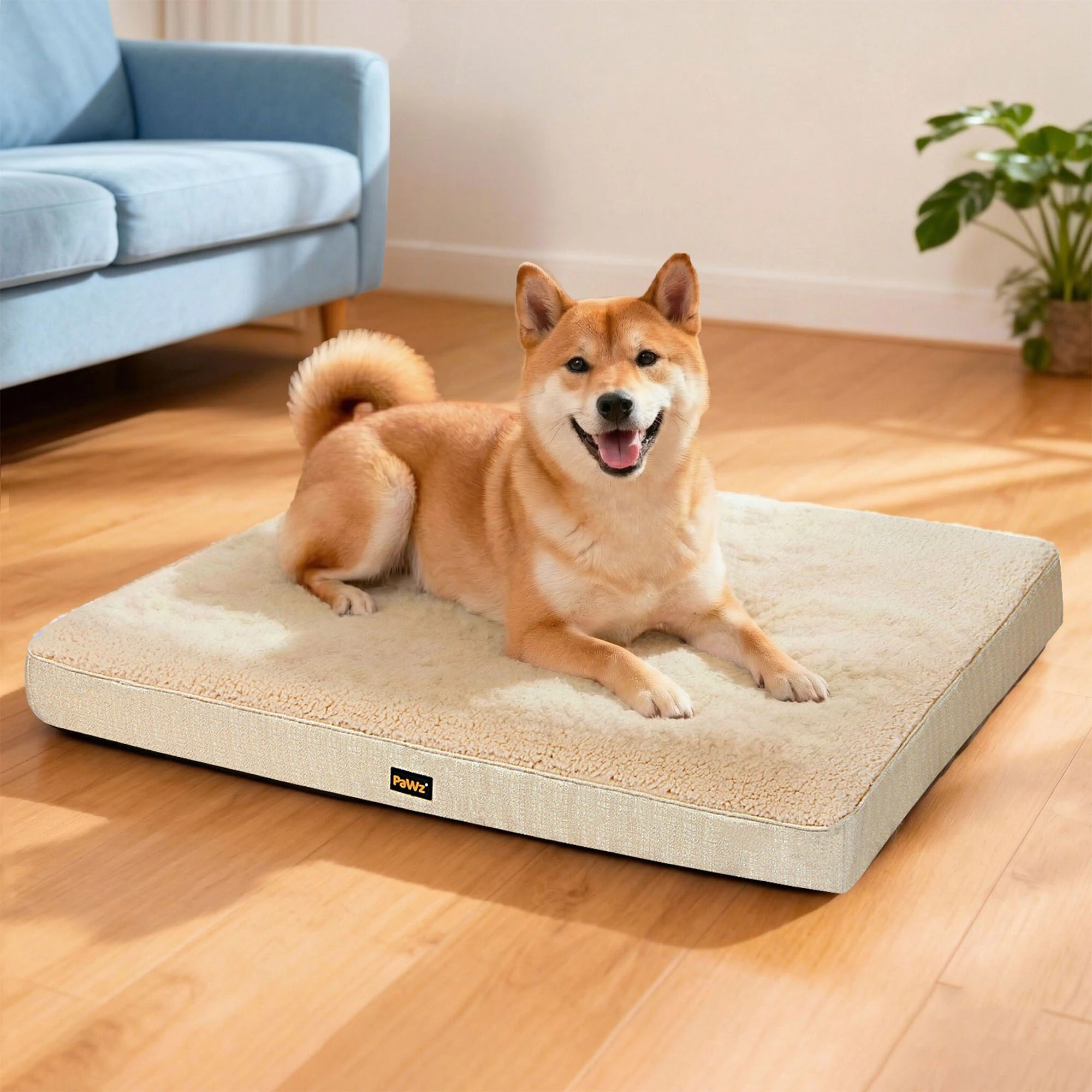 7 Pawz L-Size 90X60Cm-Soft Large Dog Pet Bed Pillow Mattress For Crate, 7 of 9